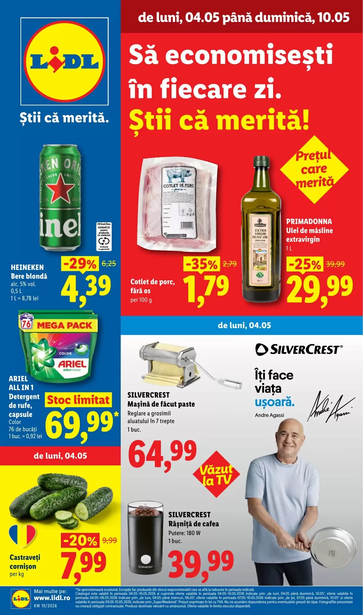Catalogul cu oferte Lidl valabil de la 04.05.2026 - Pagina 1.