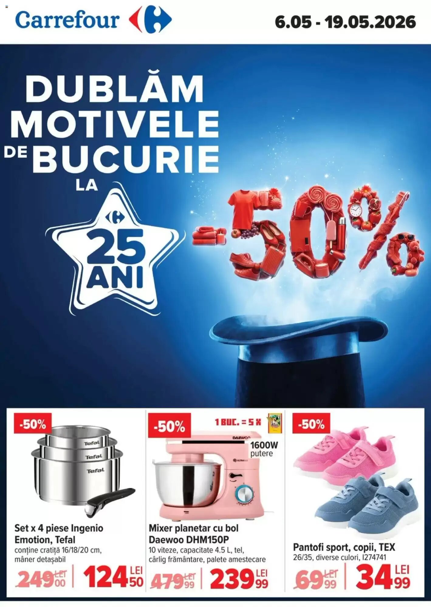 Catalogul cu oferte Carrefour valabil de la 06.05.2026 - Pagina 1.