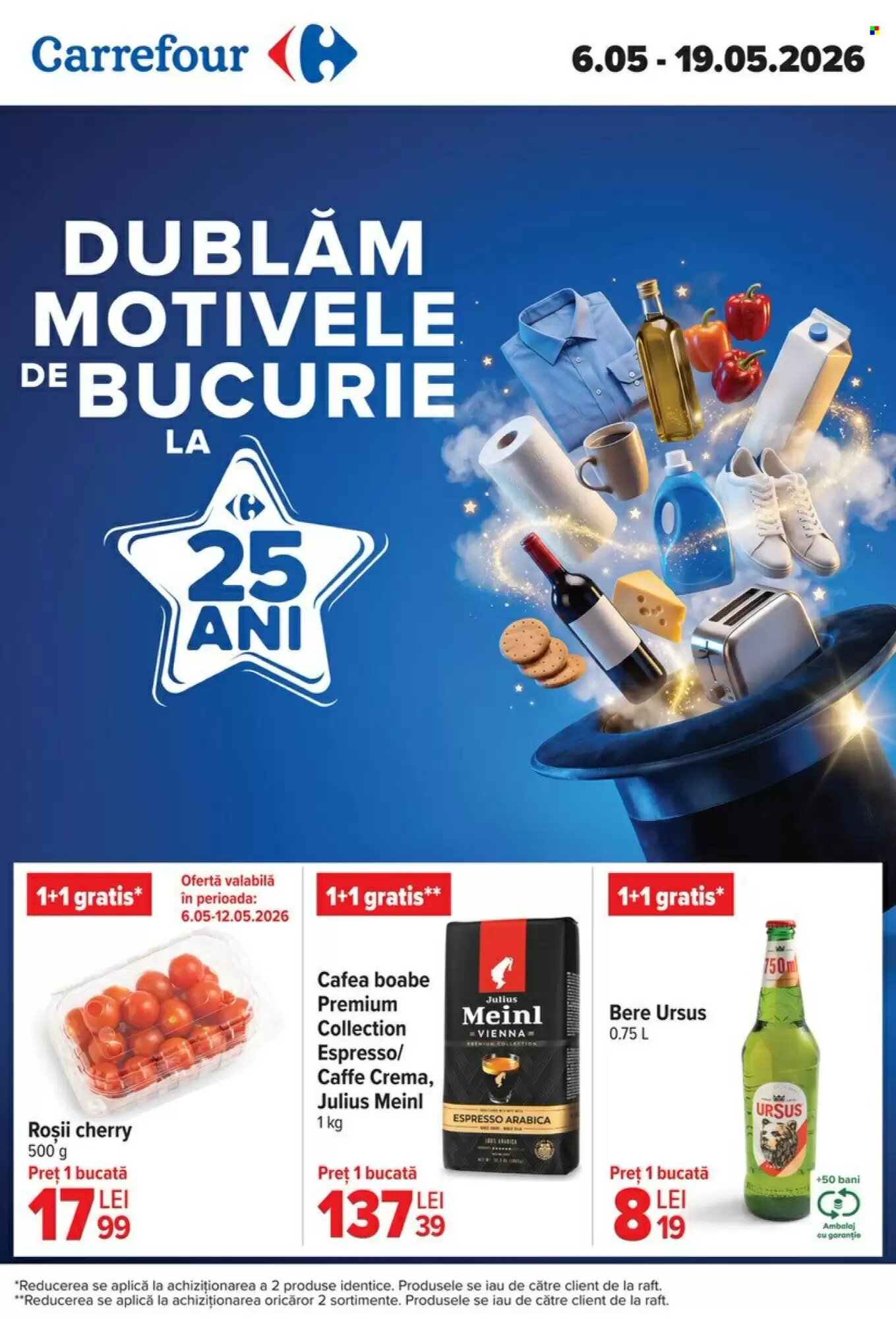 Catalogul cu oferte Carrefour valabil de la 06.05.2026 - Pagina 1.