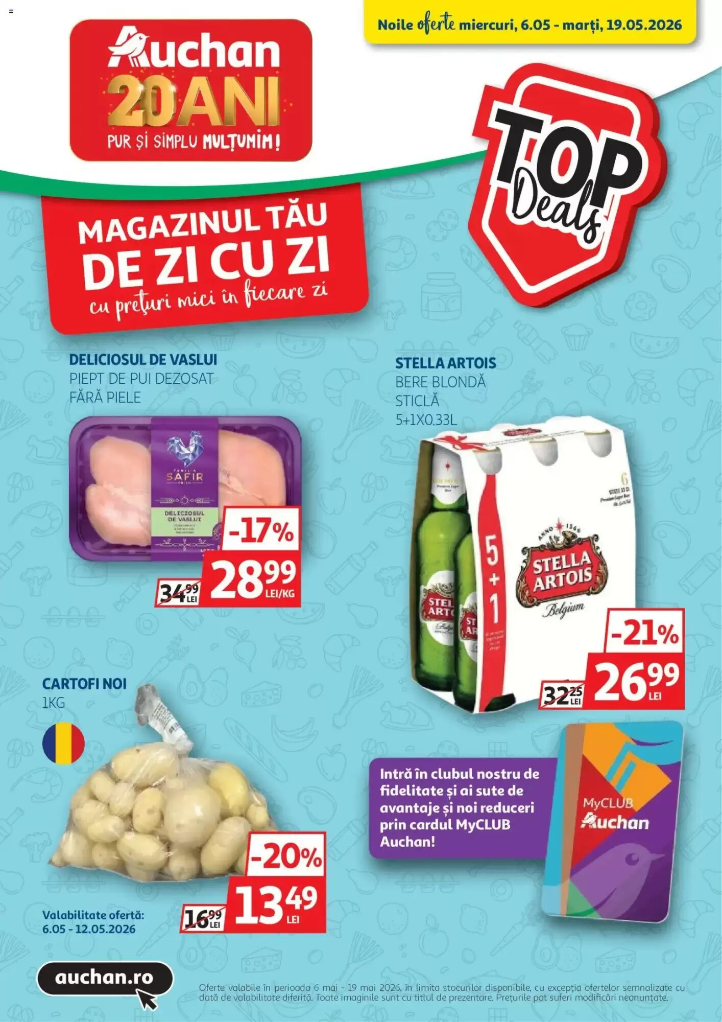 Catalogul cu oferte Auchan valabil de la 06.05.2026 - Pagina 1.