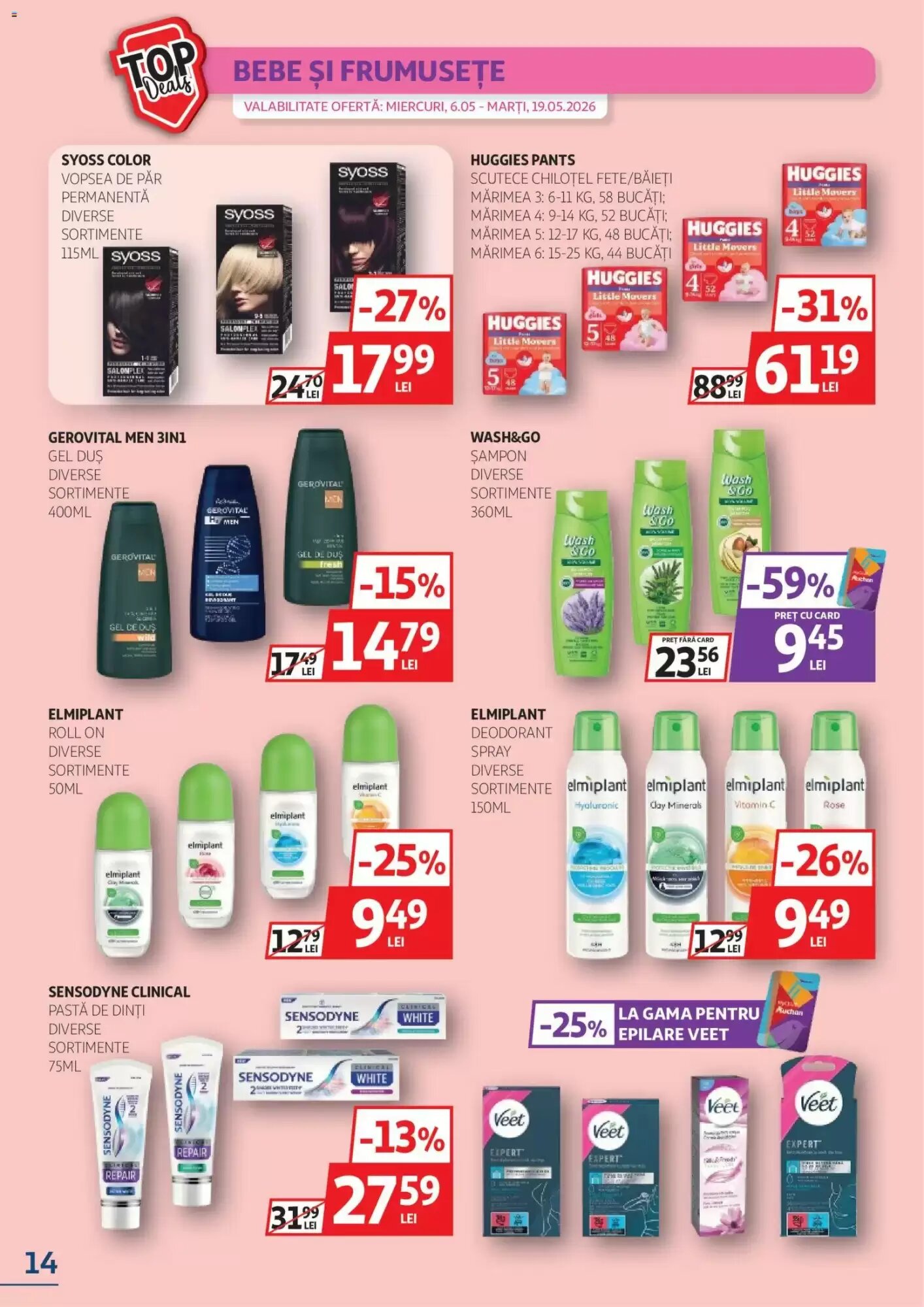 Catalogul cu oferte Auchan valabil de la 06.05.2026 - Pagina 14.