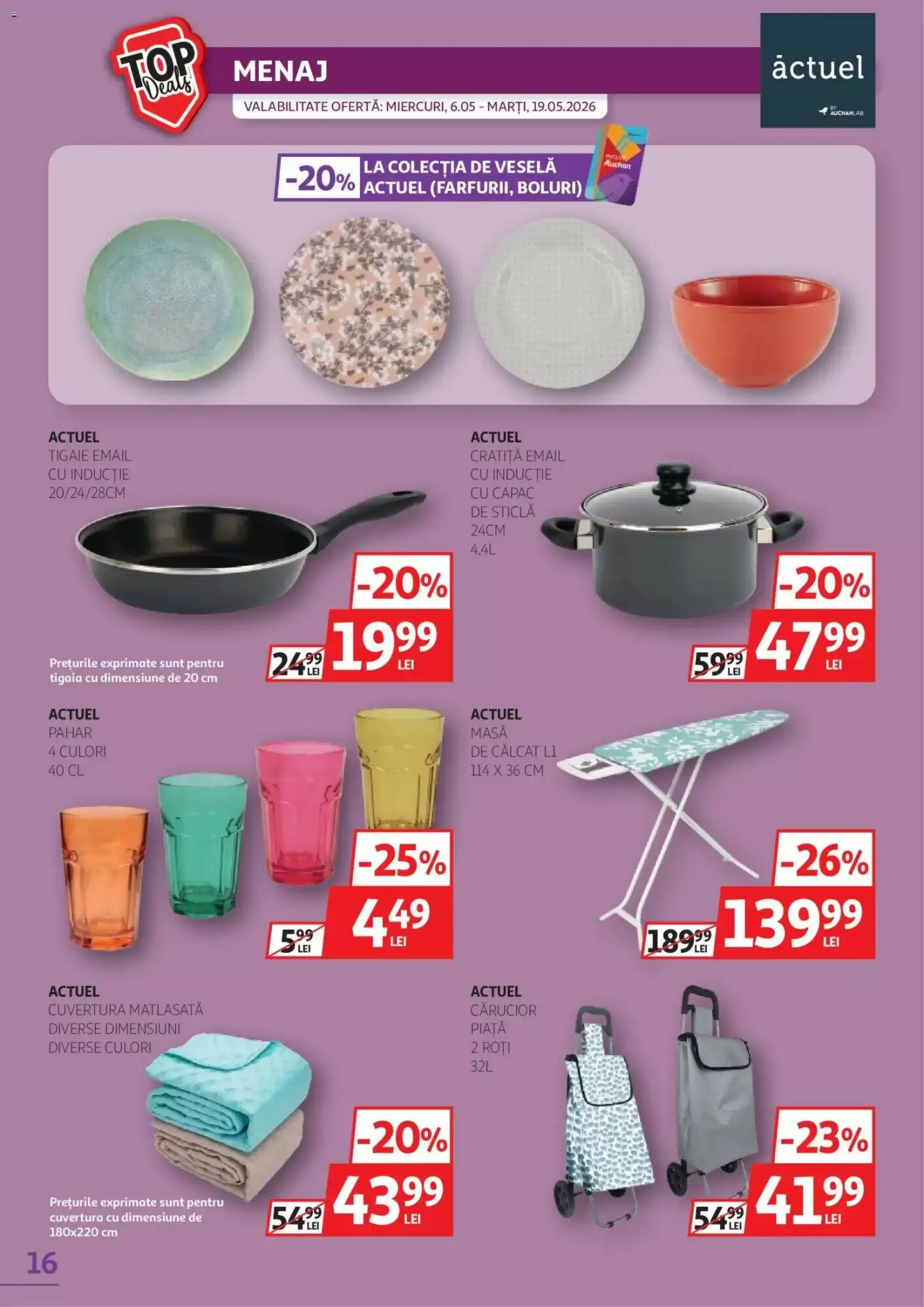 Catalogul cu oferte Auchan valabil de la 06.05.2026 - Pagina 16.