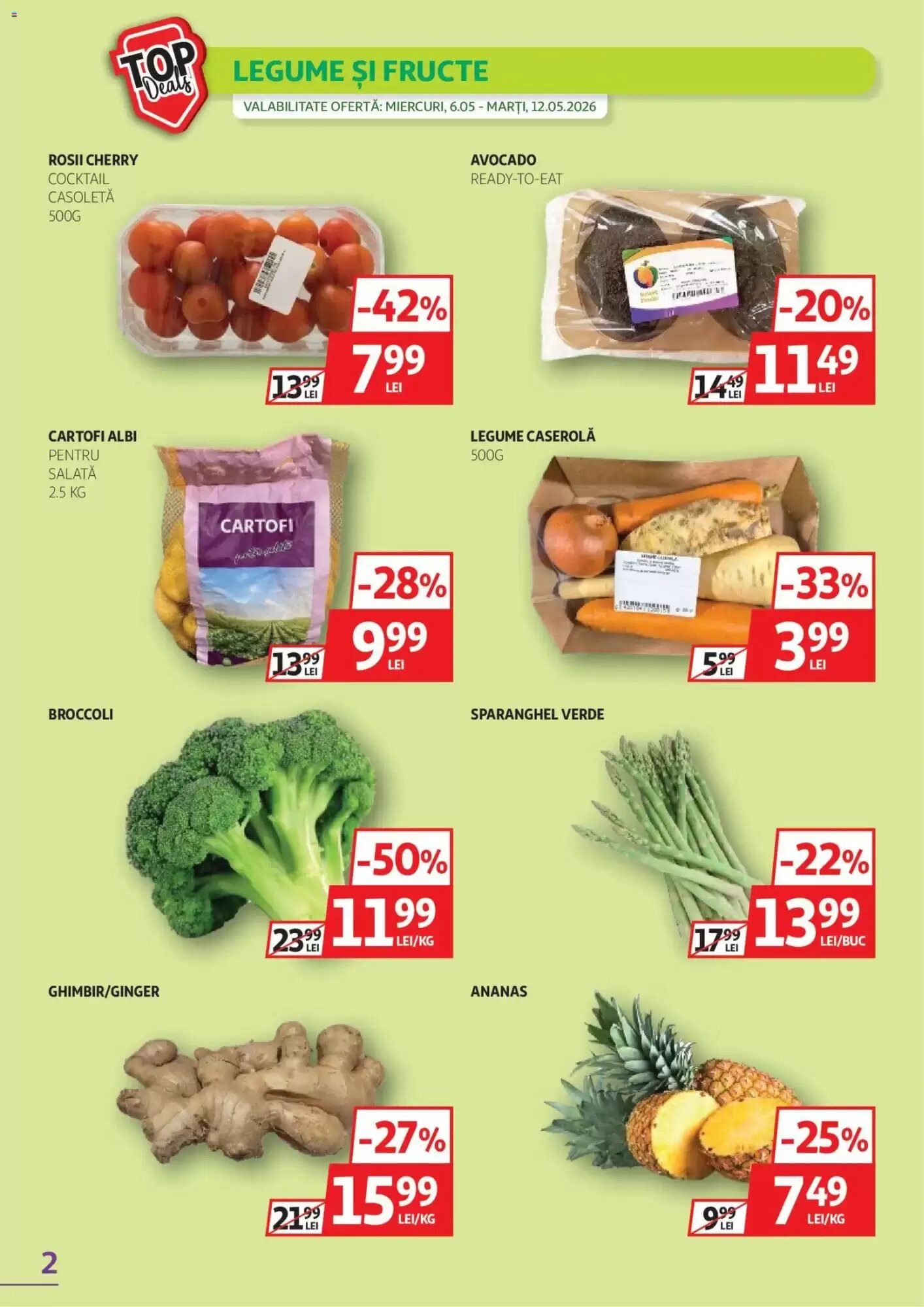 Catalogul cu oferte Auchan valabil de la 06.05.2026 - Pagina 2.