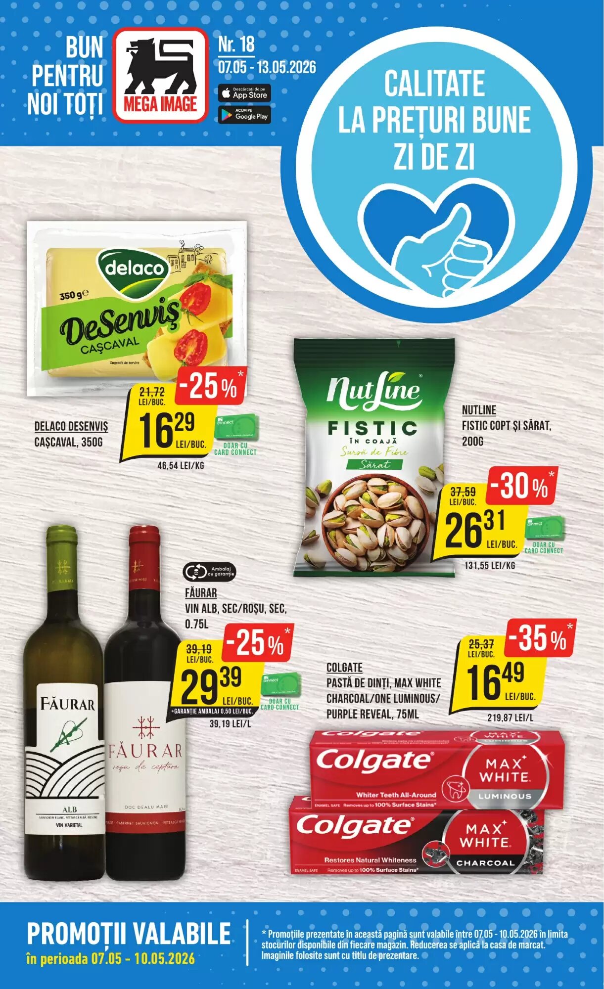 Catalogul cu oferte Mega Image valabil de la 07.05.2026 - Pagina 1.