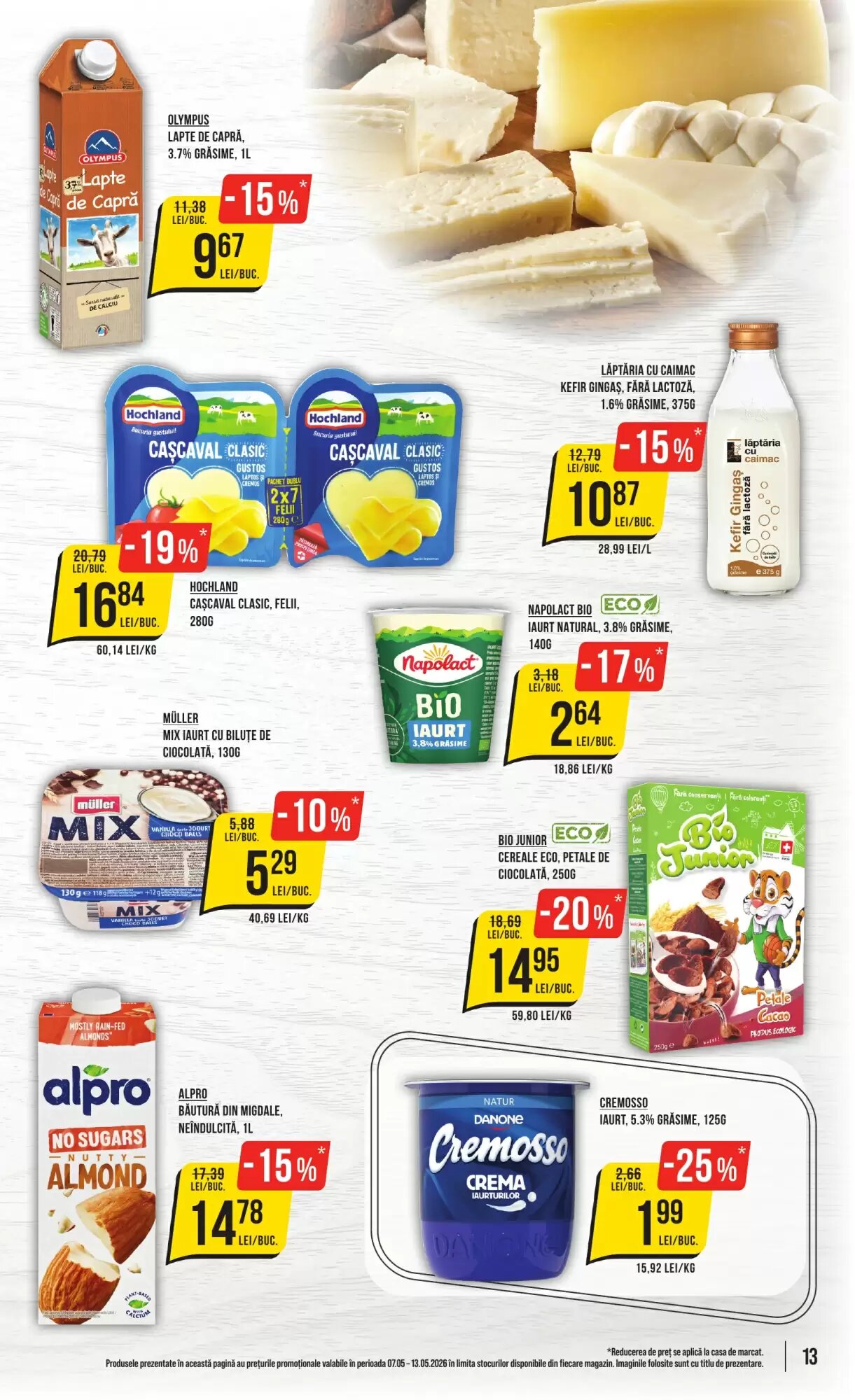 Catalogul cu oferte Mega Image valabil de la 07.05.2026 - Pagina 13.
