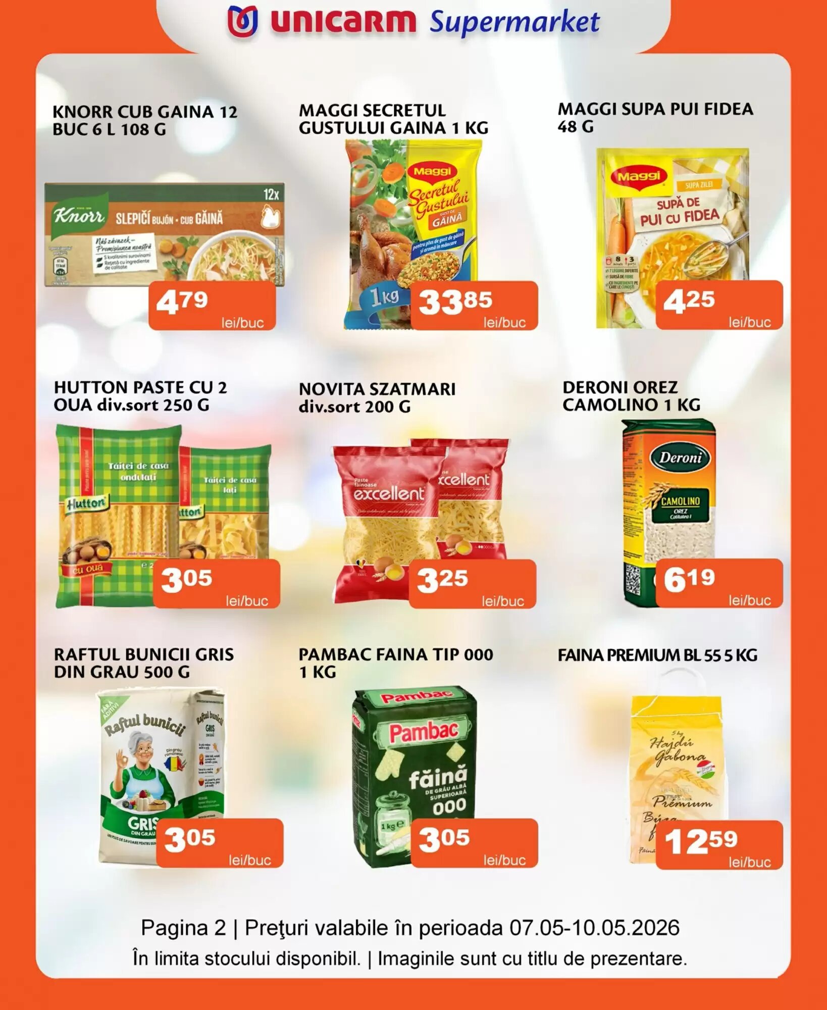 Catalogul cu oferte Unicarm valabil de la 07.05.2026 - Pagina 3.