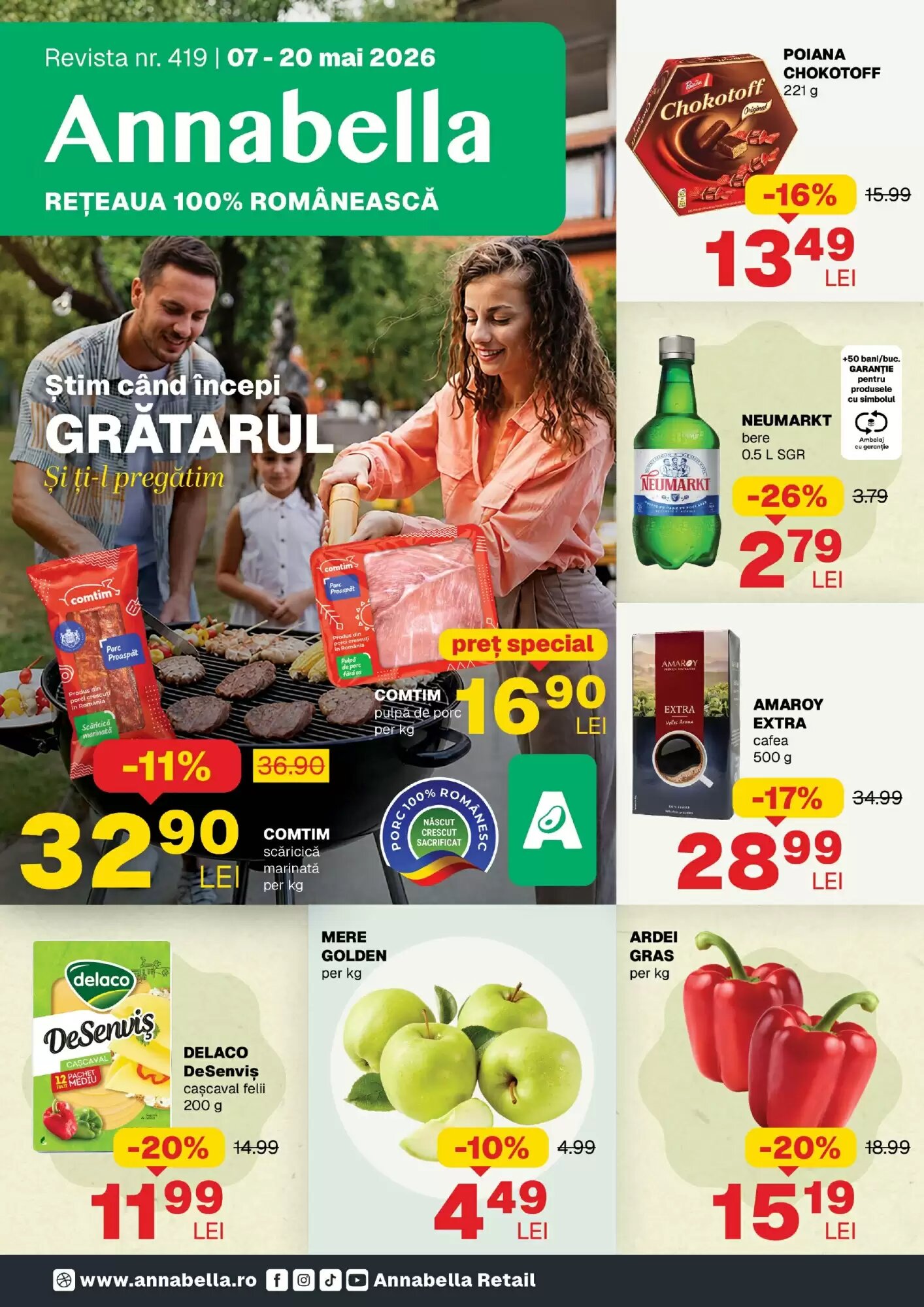 Catalogul cu oferte Annabella valabil de la 07.05.2026 - Pagina 1.
