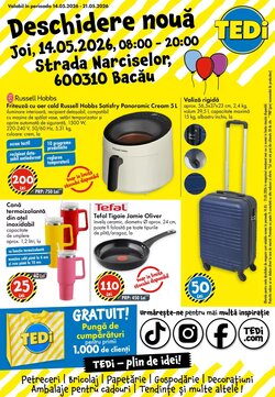 Catalogul cu oferte TEDI valabil de la 09.05.2026