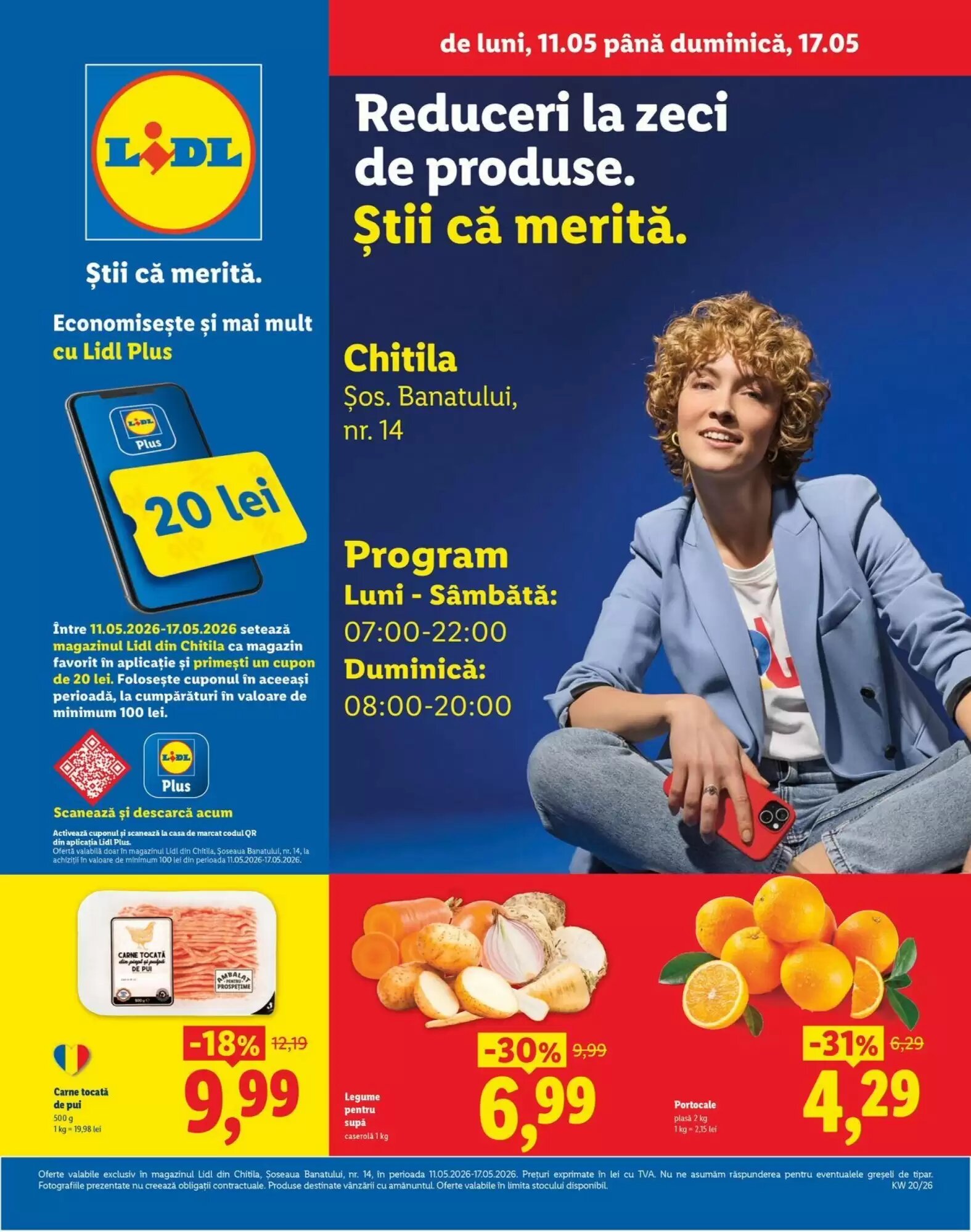 Catalogul cu oferte Lidl valabil de la 11.05.2026 - Pagina 1.