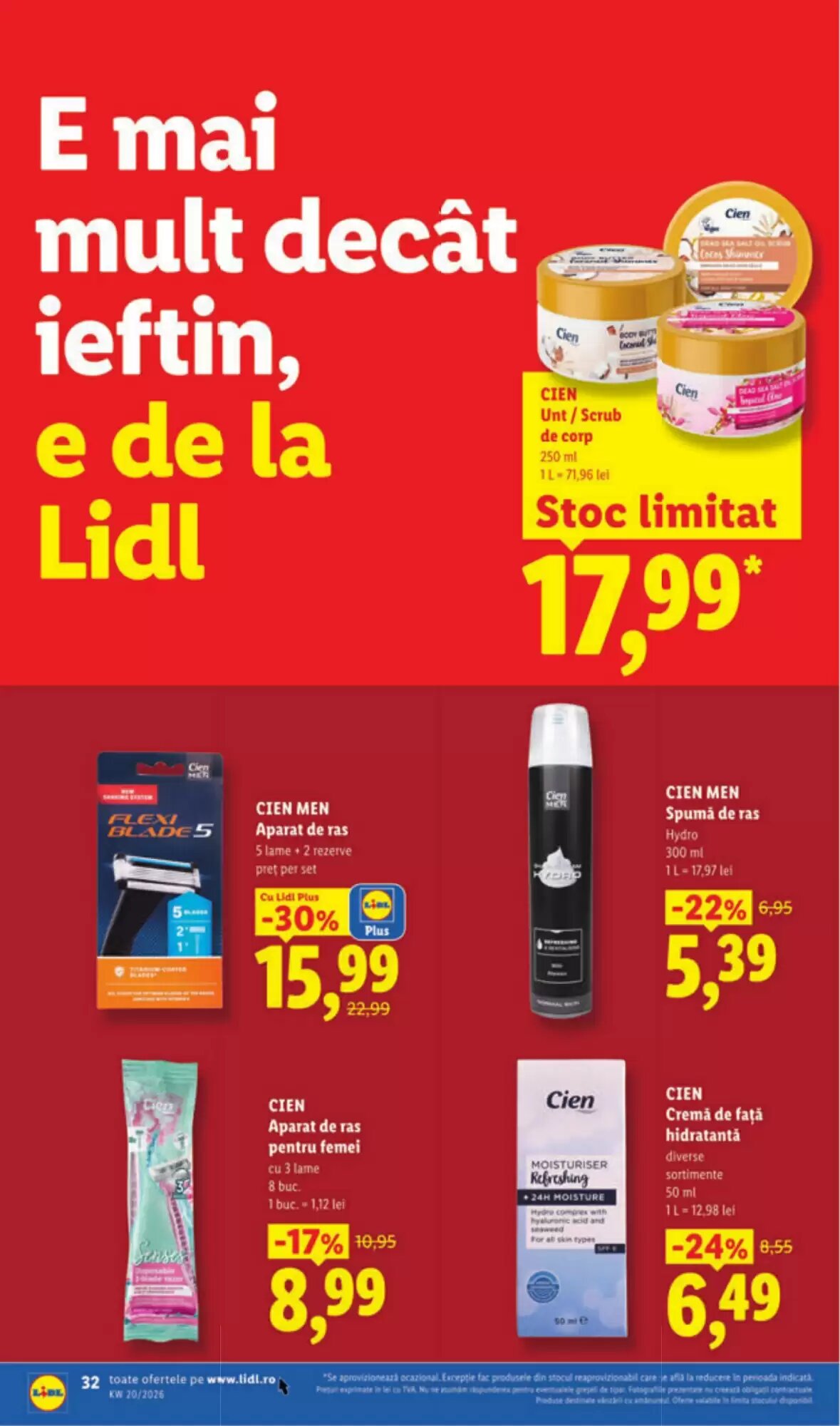 Catalogul cu oferte Lidl valabil de la 11.05.2026 - Pagina 32.