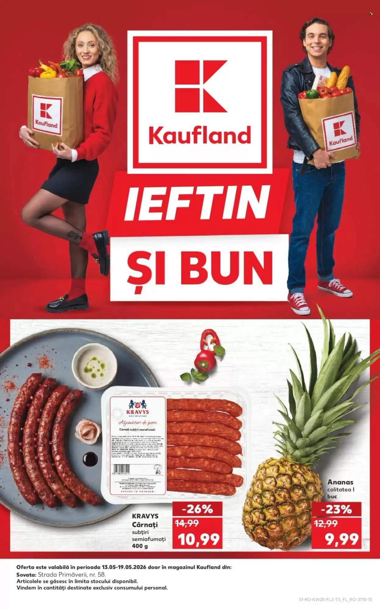 Catalogul cu oferte Kaufland valabil de la 13.05.2026 - Pagina 1.