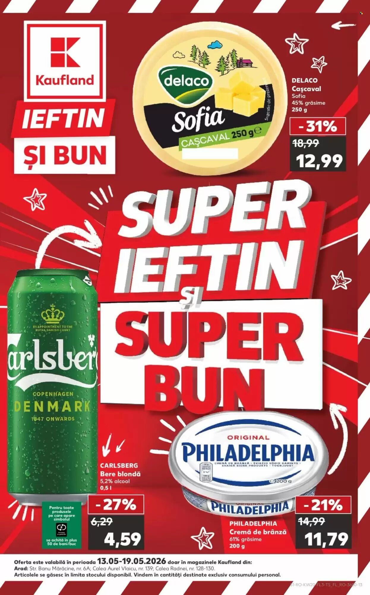 Catalogul cu oferte Kaufland valabil de la 13.05.2026 - Pagina 1.
