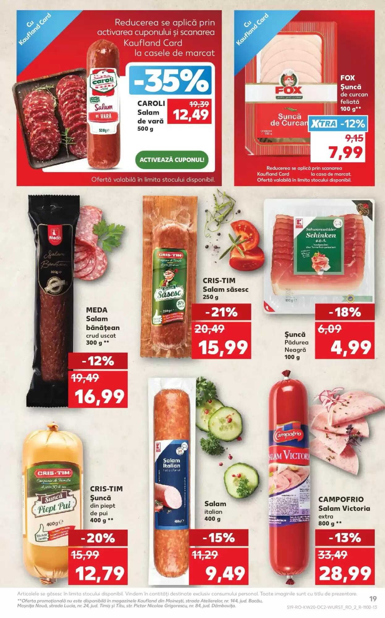 Catalogul cu oferte Kaufland valabil de la 13.05.2026 - Pagina 19.