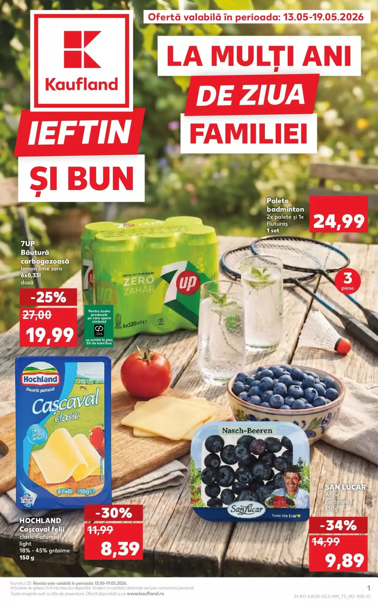 Catalogul cu oferte Kaufland valabil de la 13.05.2026 - Pagina 1.