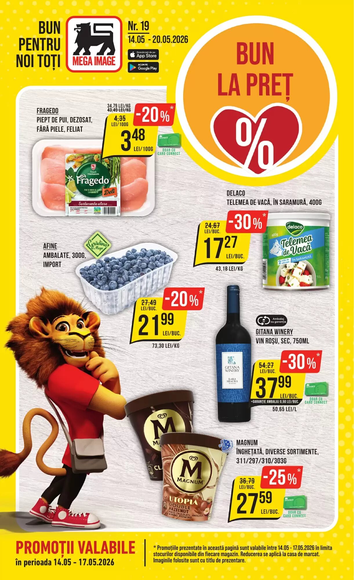 Catalogul cu oferte Mega Image valabil de la 14.05.2026 - Pagina 1.
