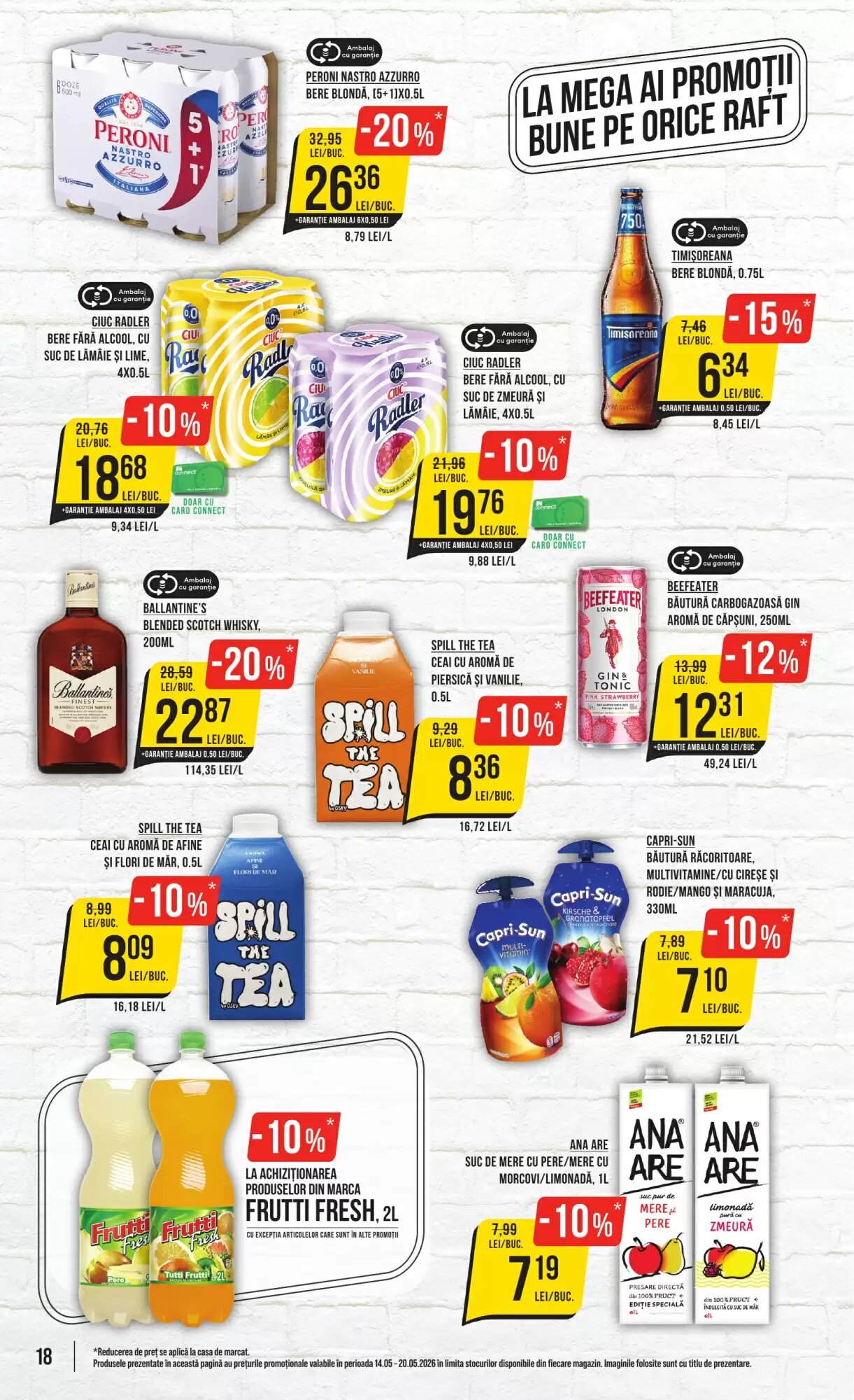 Catalogul cu oferte Mega Image valabil de la 14.05.2026 - Pagina 18.