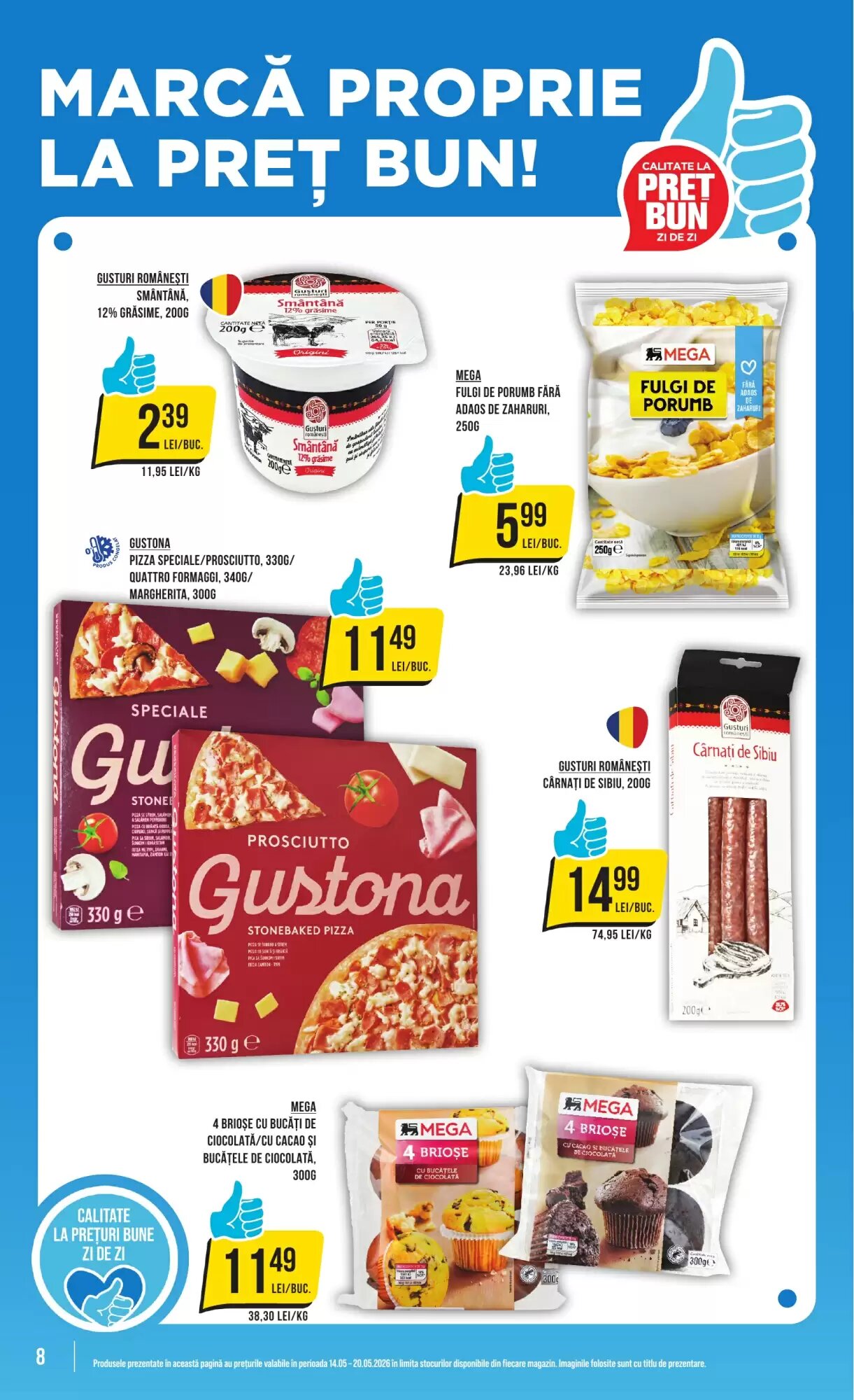 Catalogul cu oferte Mega Image valabil de la 14.05.2026 - Pagina 8.
