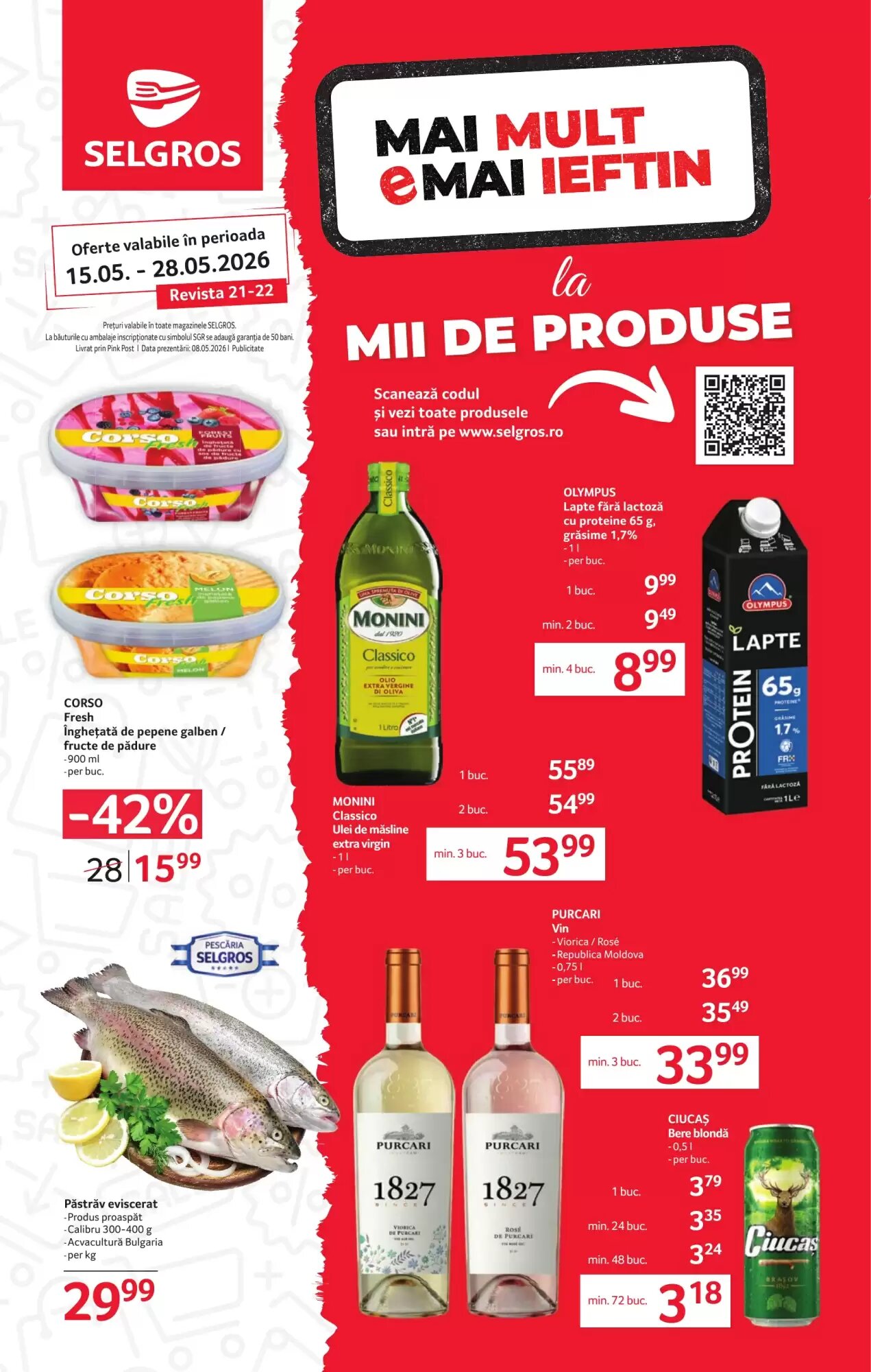 Catalogul cu oferte Selgros valabil de la 15.05.2026 - Pagina 1.