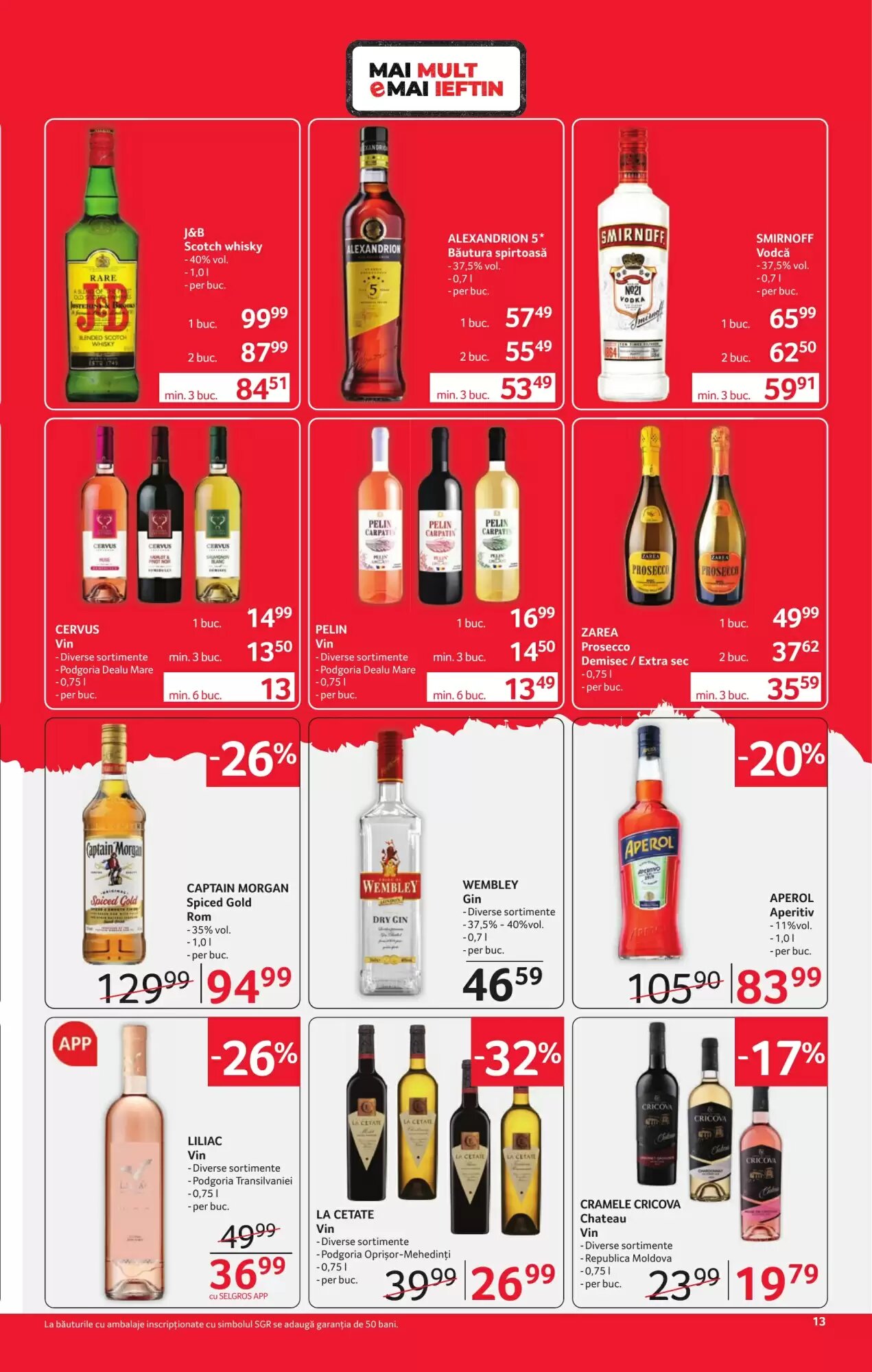 Catalogul cu oferte Selgros valabil de la 15.05.2026 - Pagina 13.