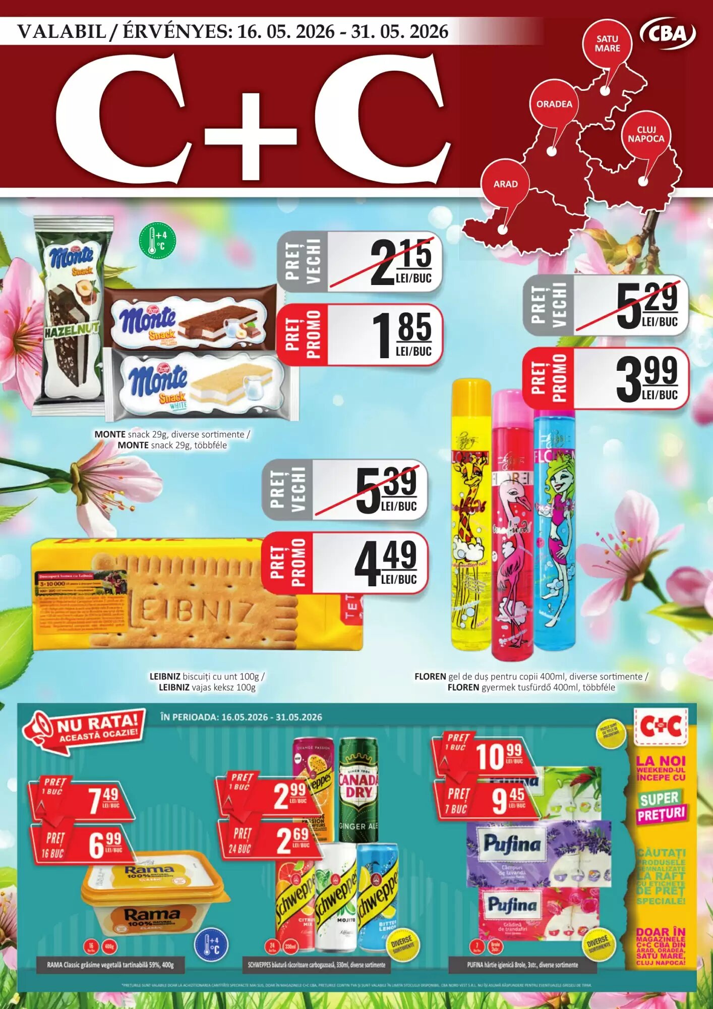 Catalogul cu oferte CBA valabil de la 16.05.2026 - Pagina 1.