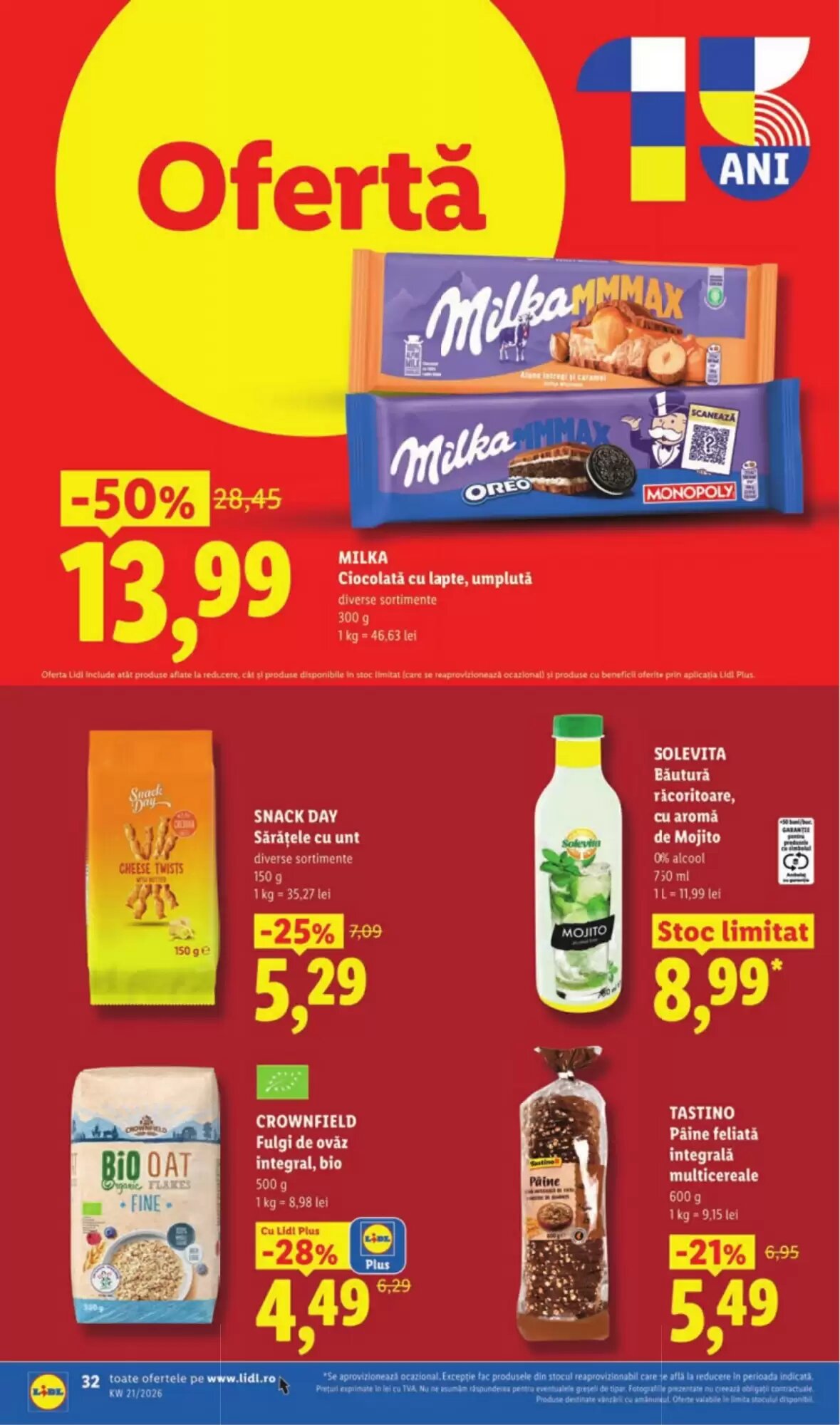 Catalogul cu oferte Lidl valabil de la 18.05.2026 - Pagina 32.
