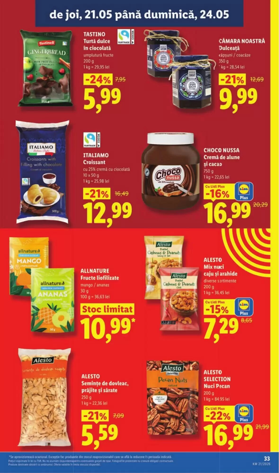 Catalogul cu oferte Lidl valabil de la 18.05.2026 - Pagina 33.