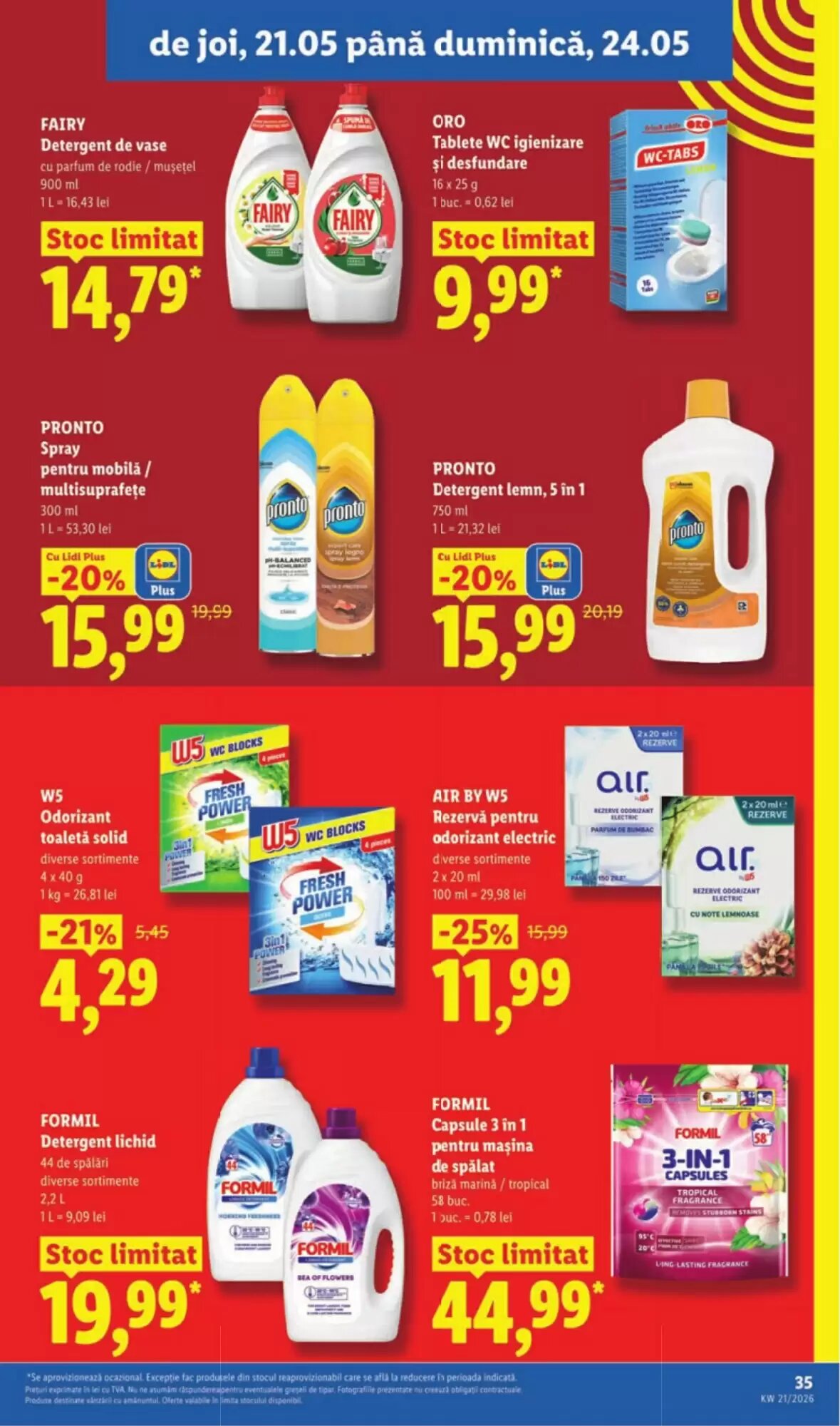 Catalogul cu oferte Lidl valabil de la 18.05.2026 - Pagina 35.