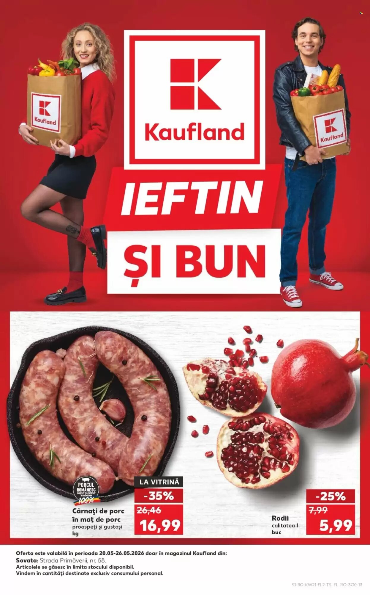 Catalogul cu oferte Kaufland valabil de la 20.05.2026 - Pagina 1.
