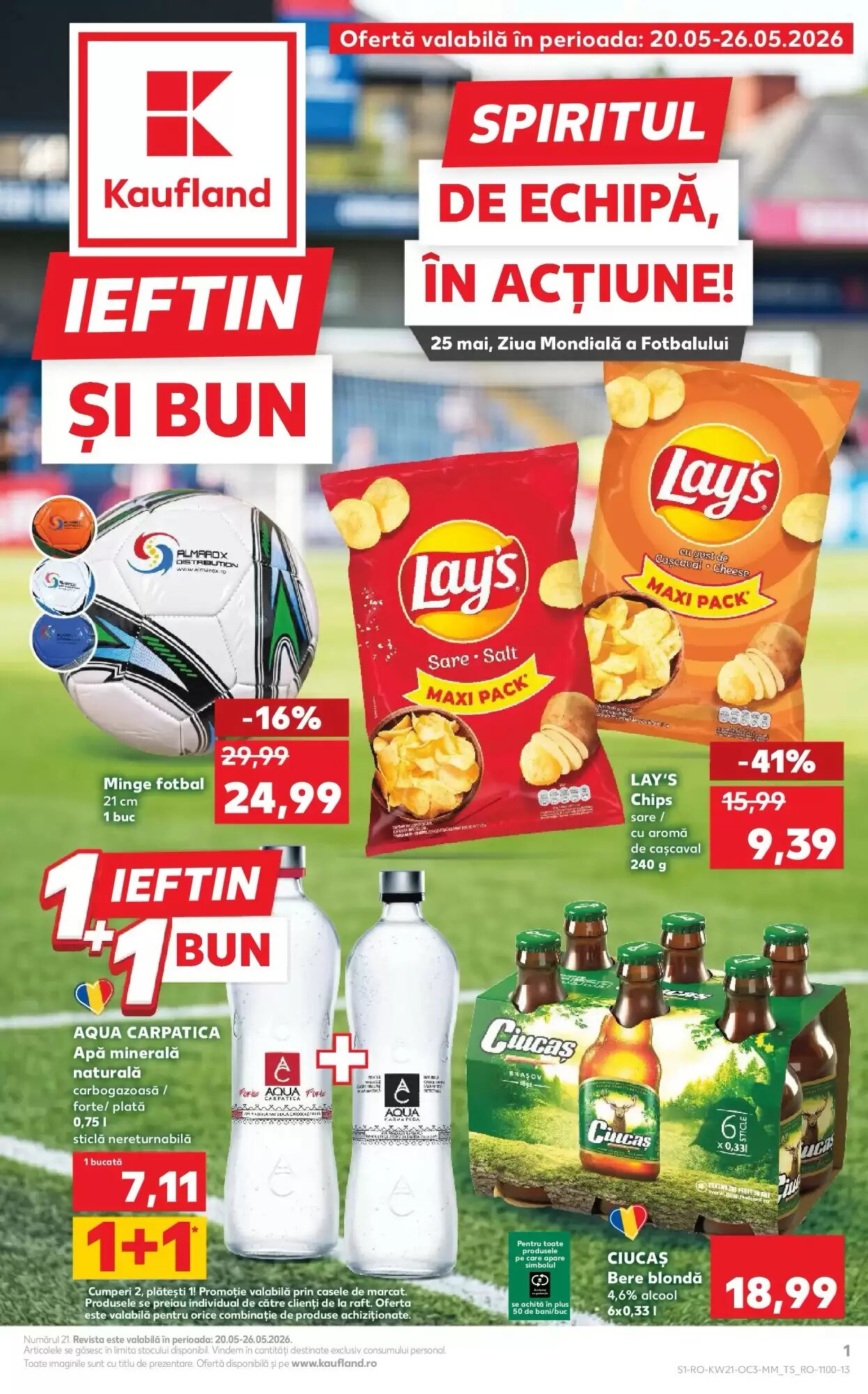 Catalogul cu oferte Kaufland valabil de la 20.05.2026 - Pagina 1.