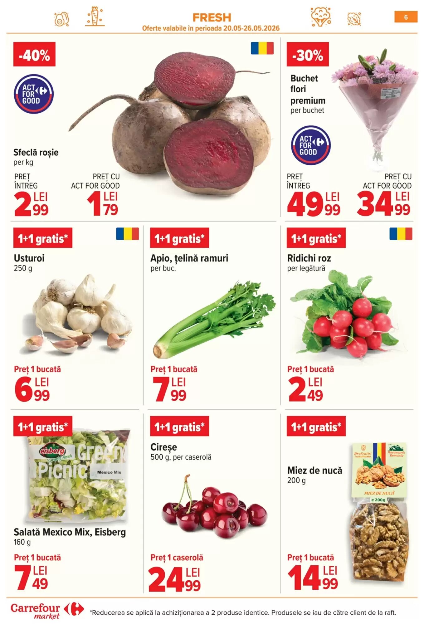 Catalogul cu oferte Carrefour Market valabil de la 20.05.2026 - Pagina 6.