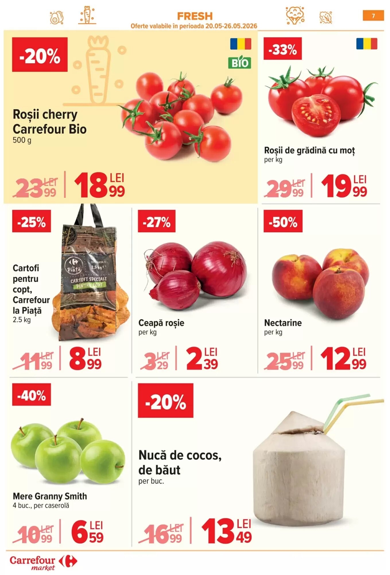 Catalogul cu oferte Carrefour Market valabil de la 20.05.2026 - Pagina 7.
