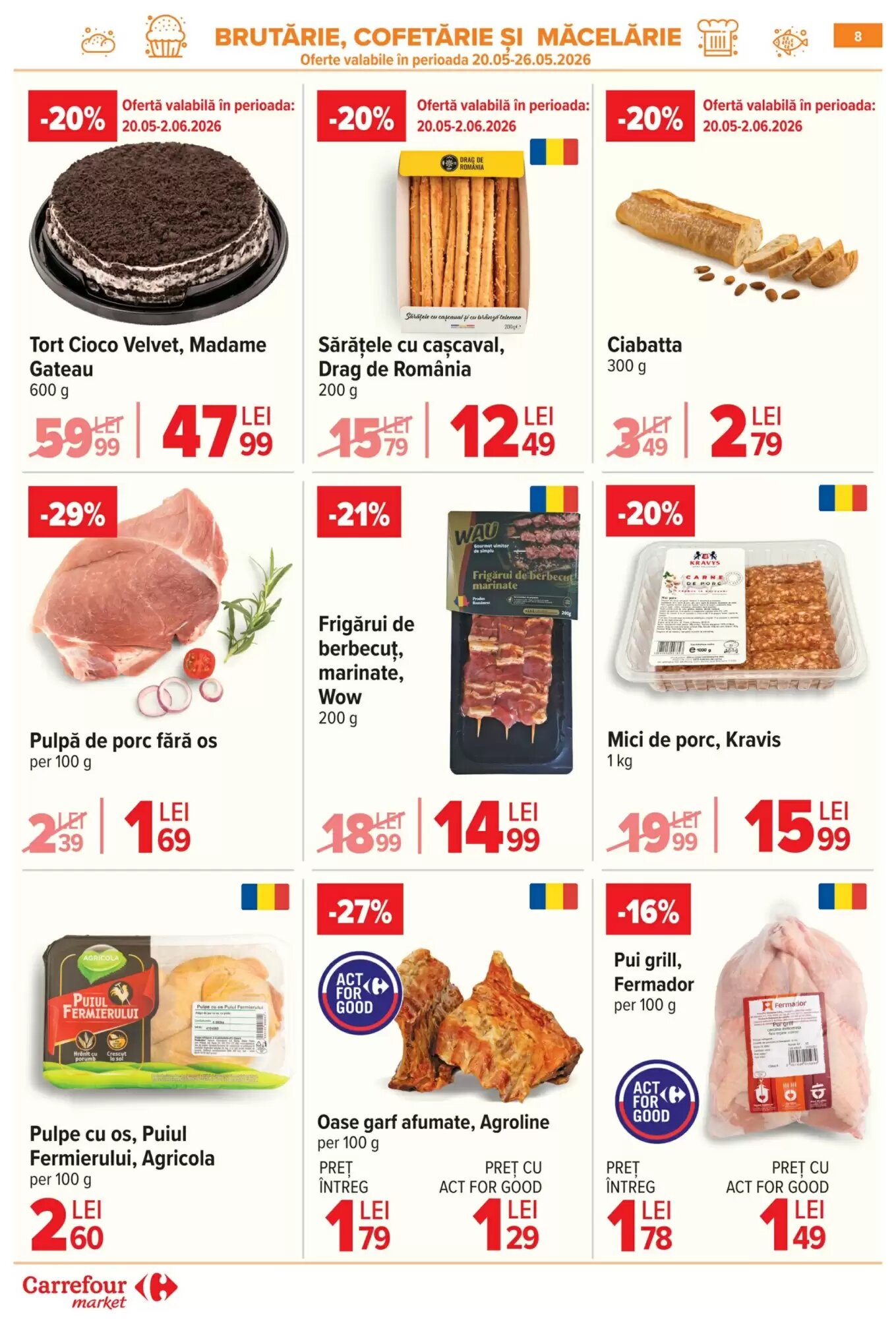 Catalogul cu oferte Carrefour Market valabil de la 20.05.2026 - Pagina 8.