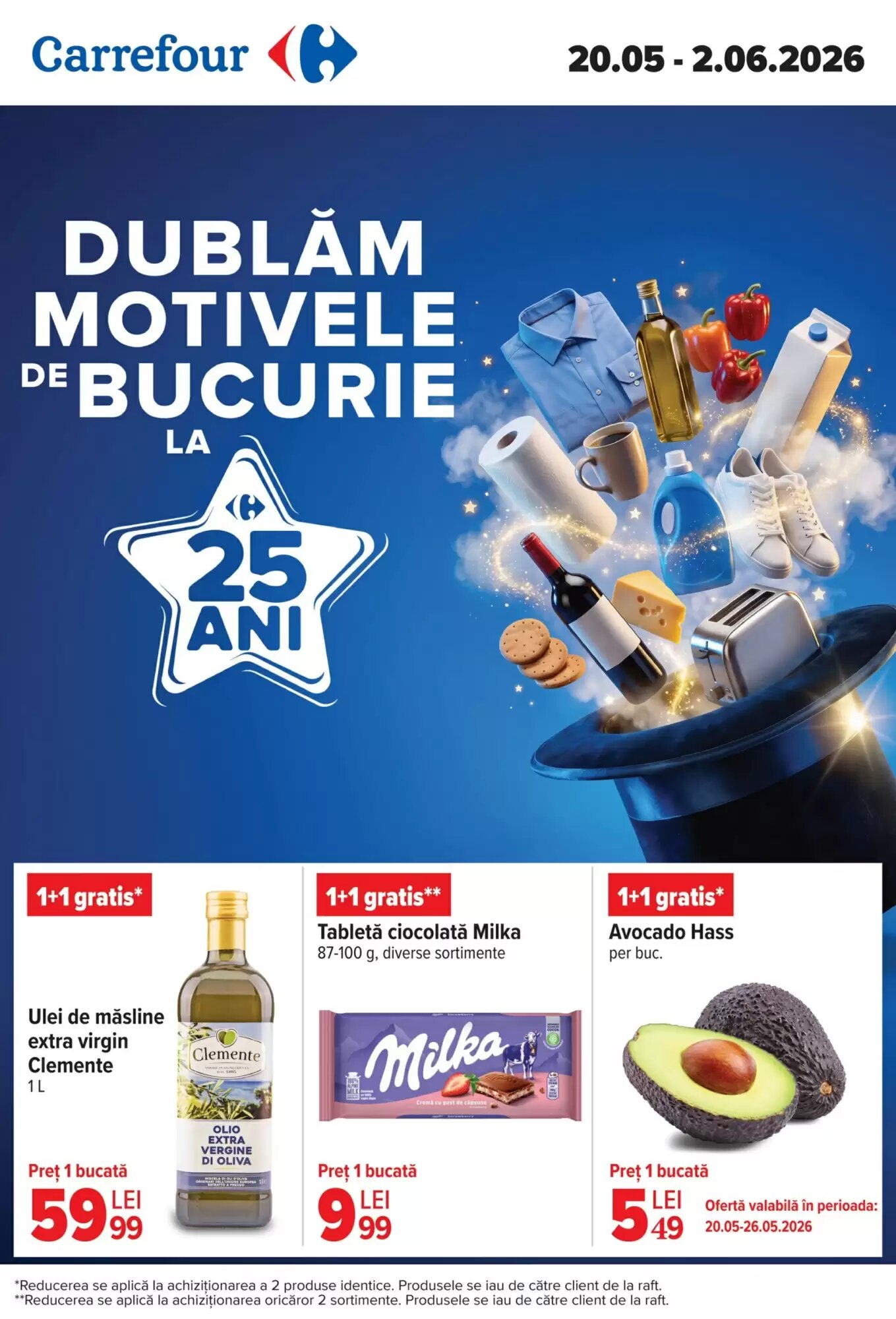 Catalogul cu oferte Carrefour valabil de la 20.05.2026 - Pagina 1.
