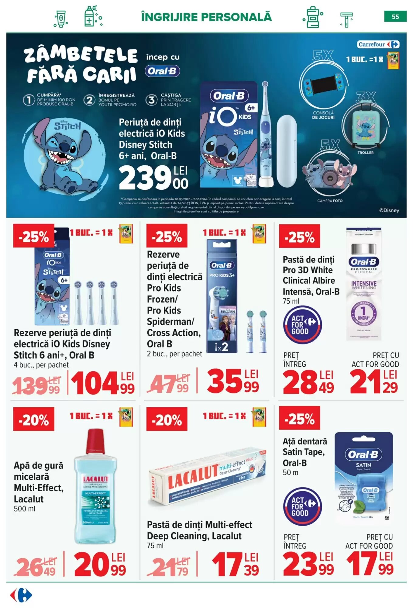 Catalogul cu oferte Carrefour valabil de la 20.05.2026 - Pagina 55.