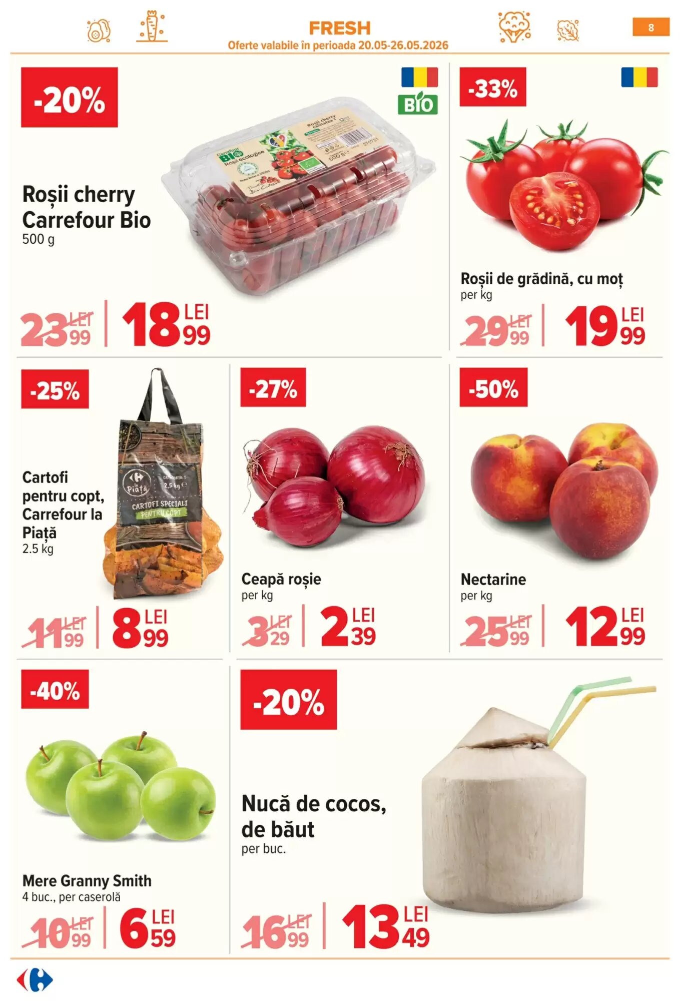 Catalogul cu oferte Carrefour valabil de la 20.05.2026 - Pagina 8.