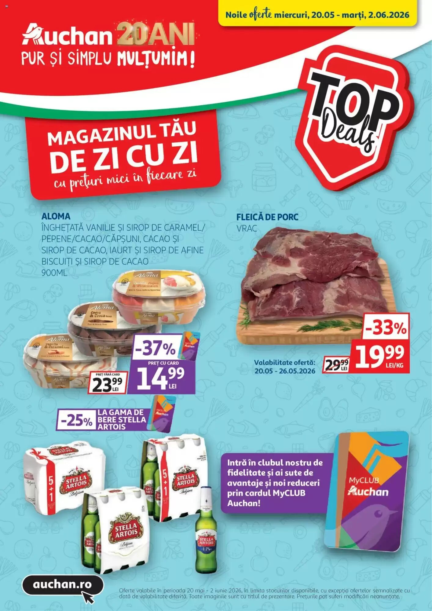 Catalogul cu oferte Auchan valabil de la 20.05.2026 - Pagina 1.