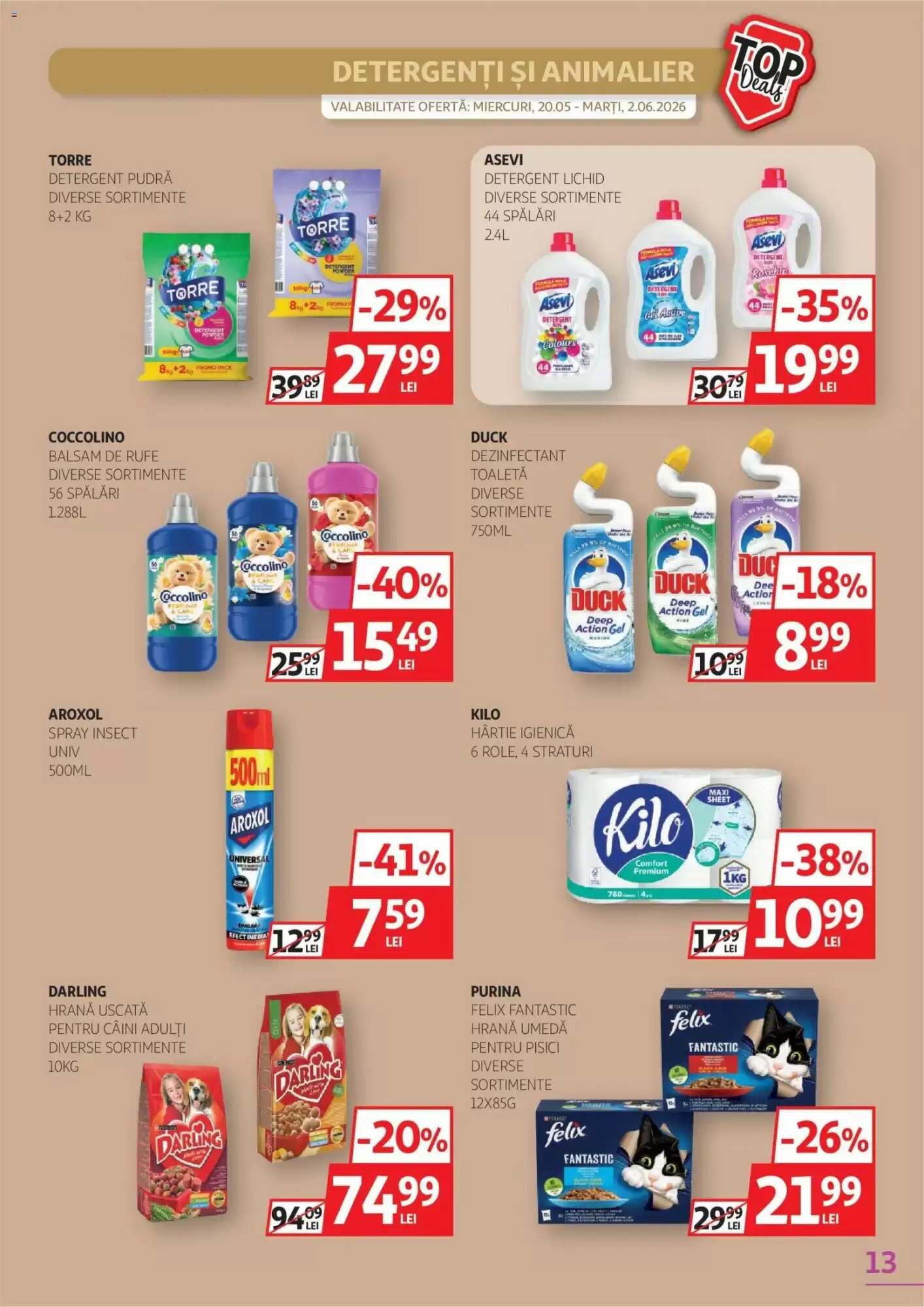 Catalogul cu oferte Auchan valabil de la 20.05.2026 - Pagina 13.