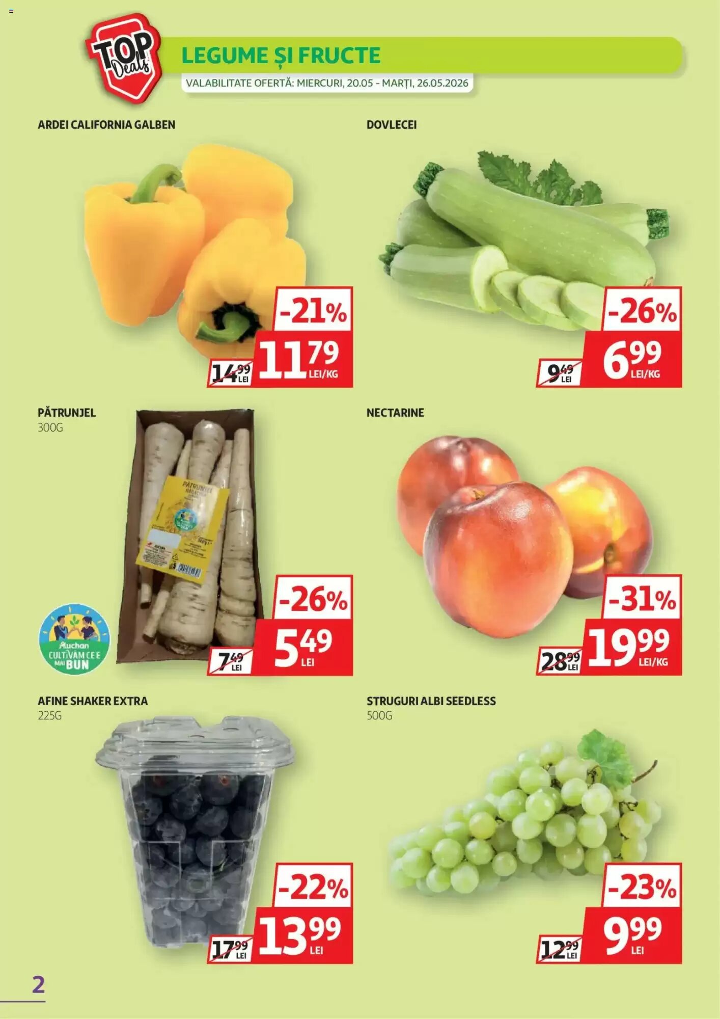 Catalogul cu oferte Auchan valabil de la 20.05.2026 - Pagina 2.