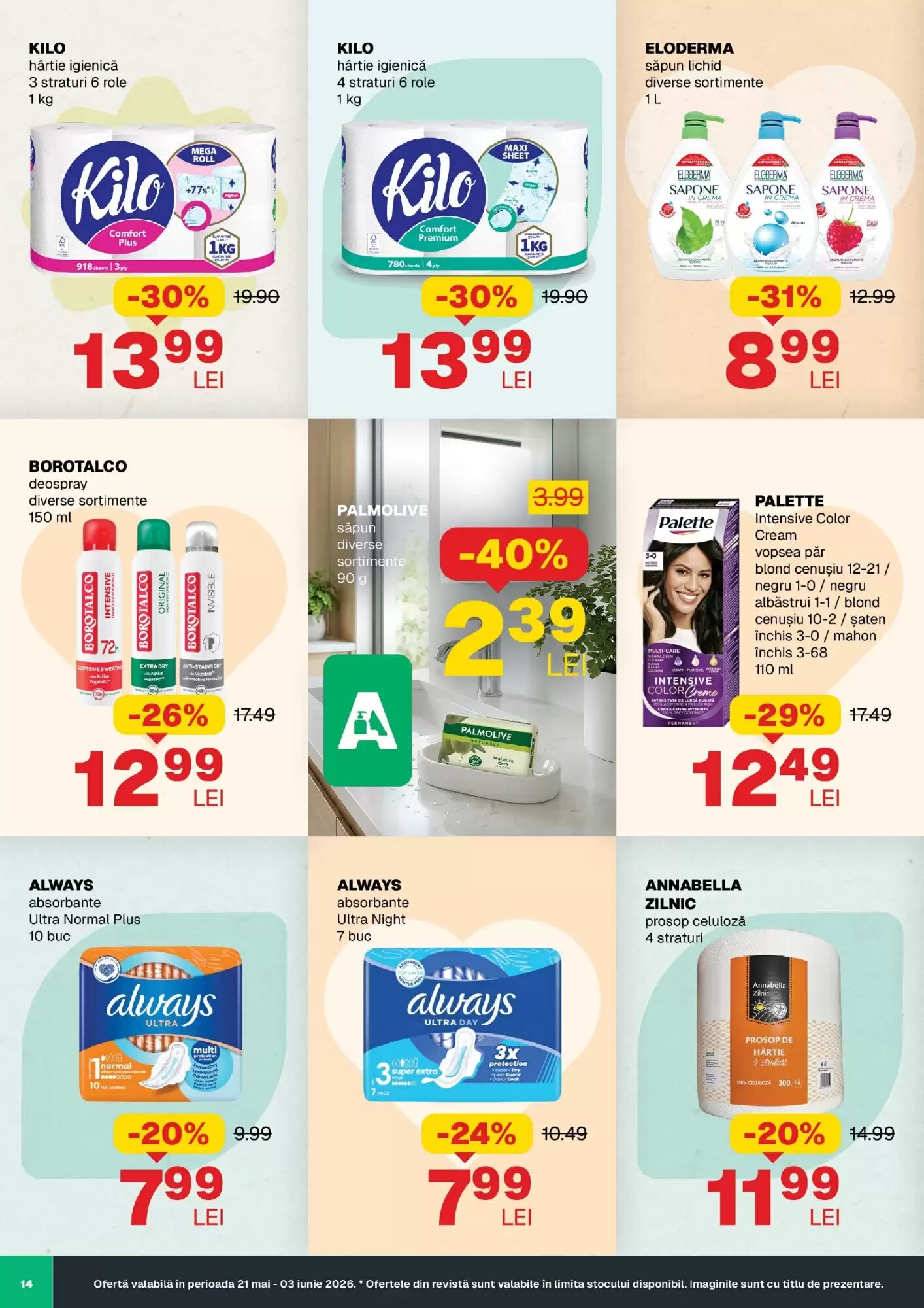 Catalogul cu oferte Annabella valabil de la 21.05.2026 - Pagina 14.