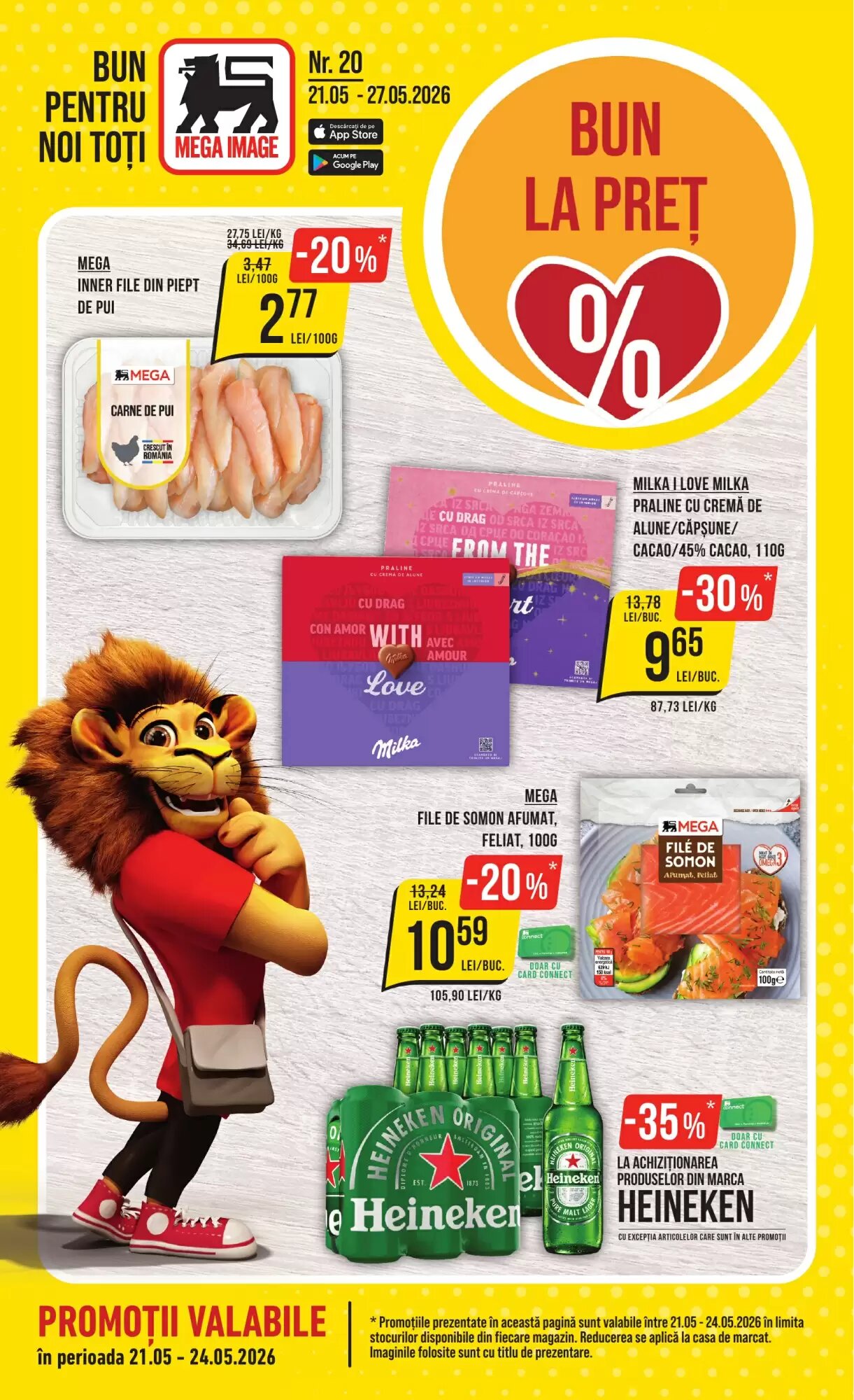 Catalogul cu oferte Mega Image valabil de la 21.05.2026 - Pagina 1.