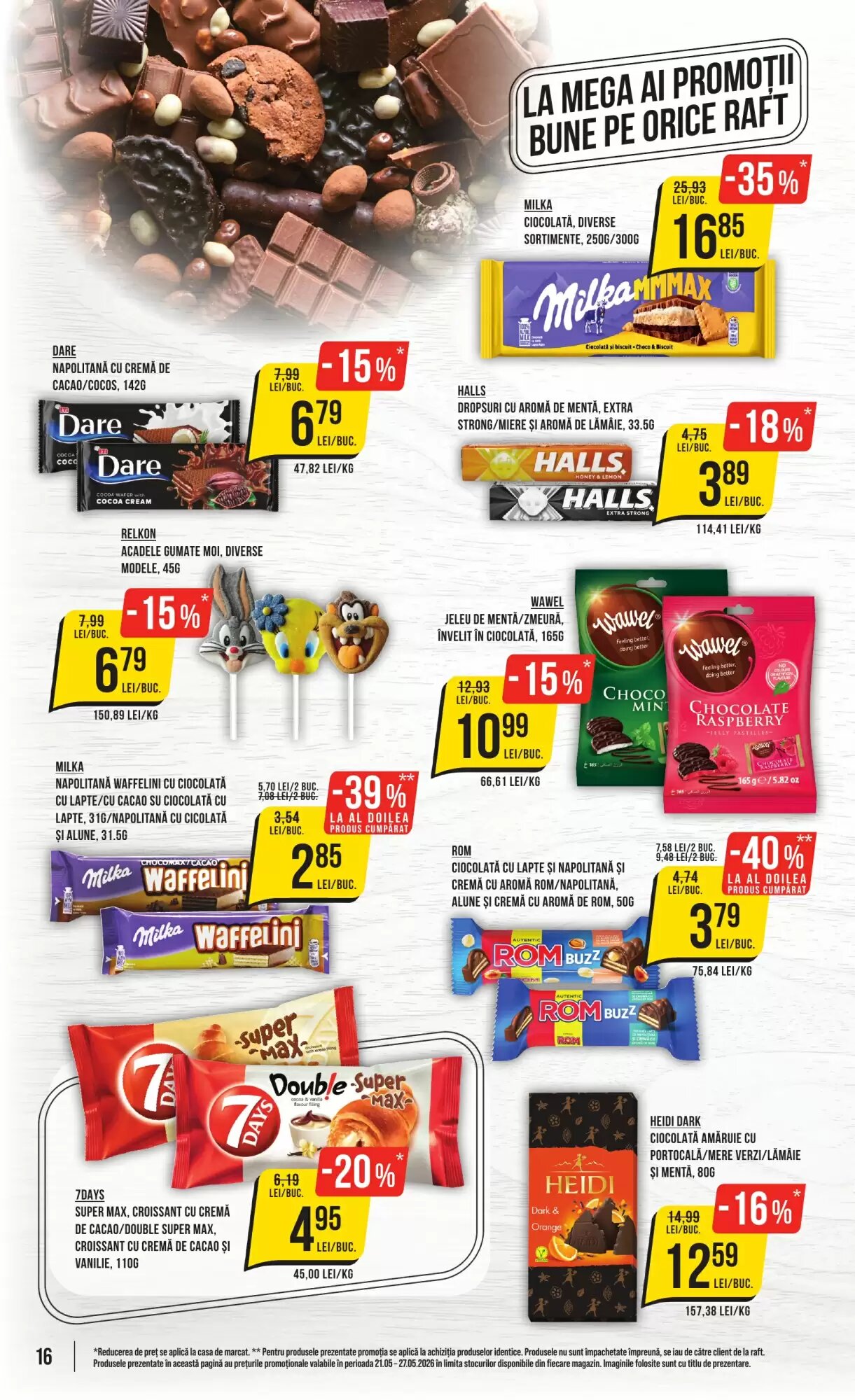 Catalogul cu oferte Mega Image valabil de la 21.05.2026 - Pagina 16.