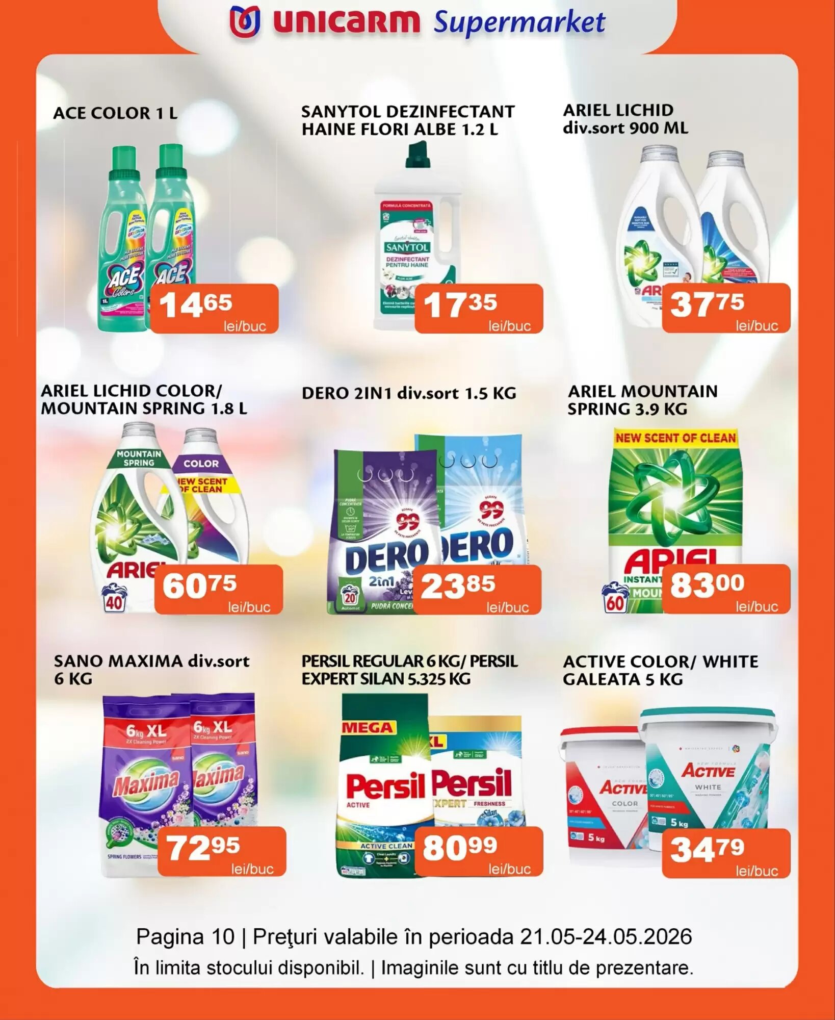 Catalogul cu oferte Unicarm valabil de la 21.05.2026 - Pagina 10.