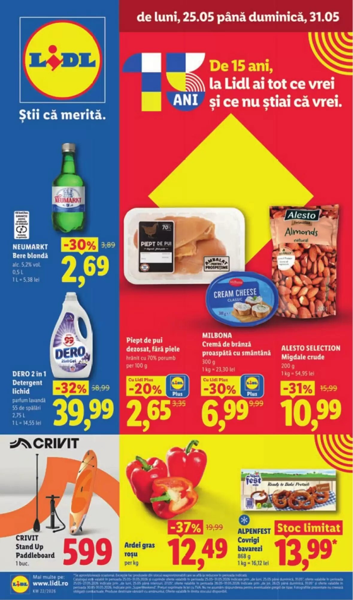 Catalogul cu oferte Lidl valabil de la 25.05.2026 - Pagina 1.