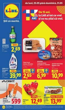 Catalogul cu oferte Lidl valabil de la 25.05.2026