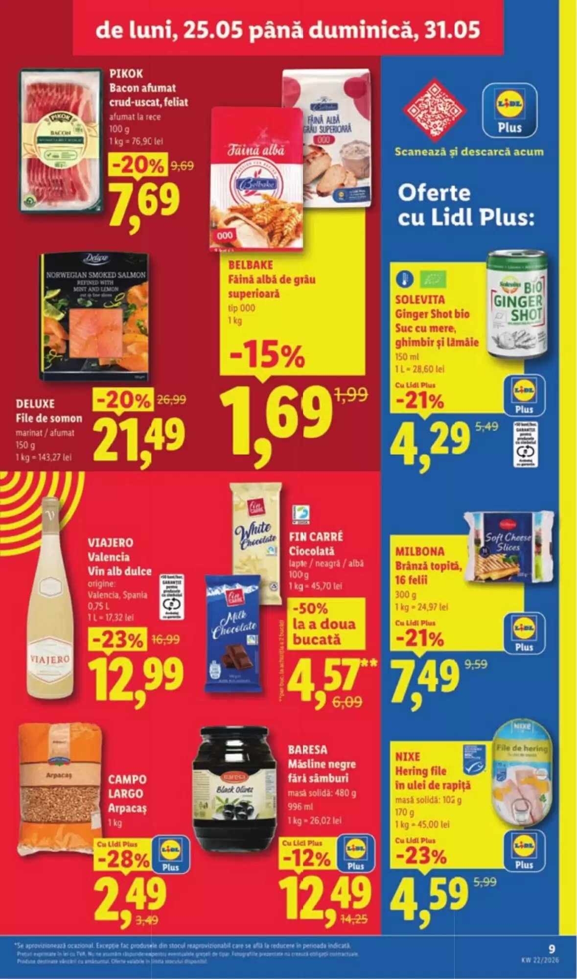 Catalogul cu oferte Lidl valabil de la 25.05.2026 - Pagina 9.