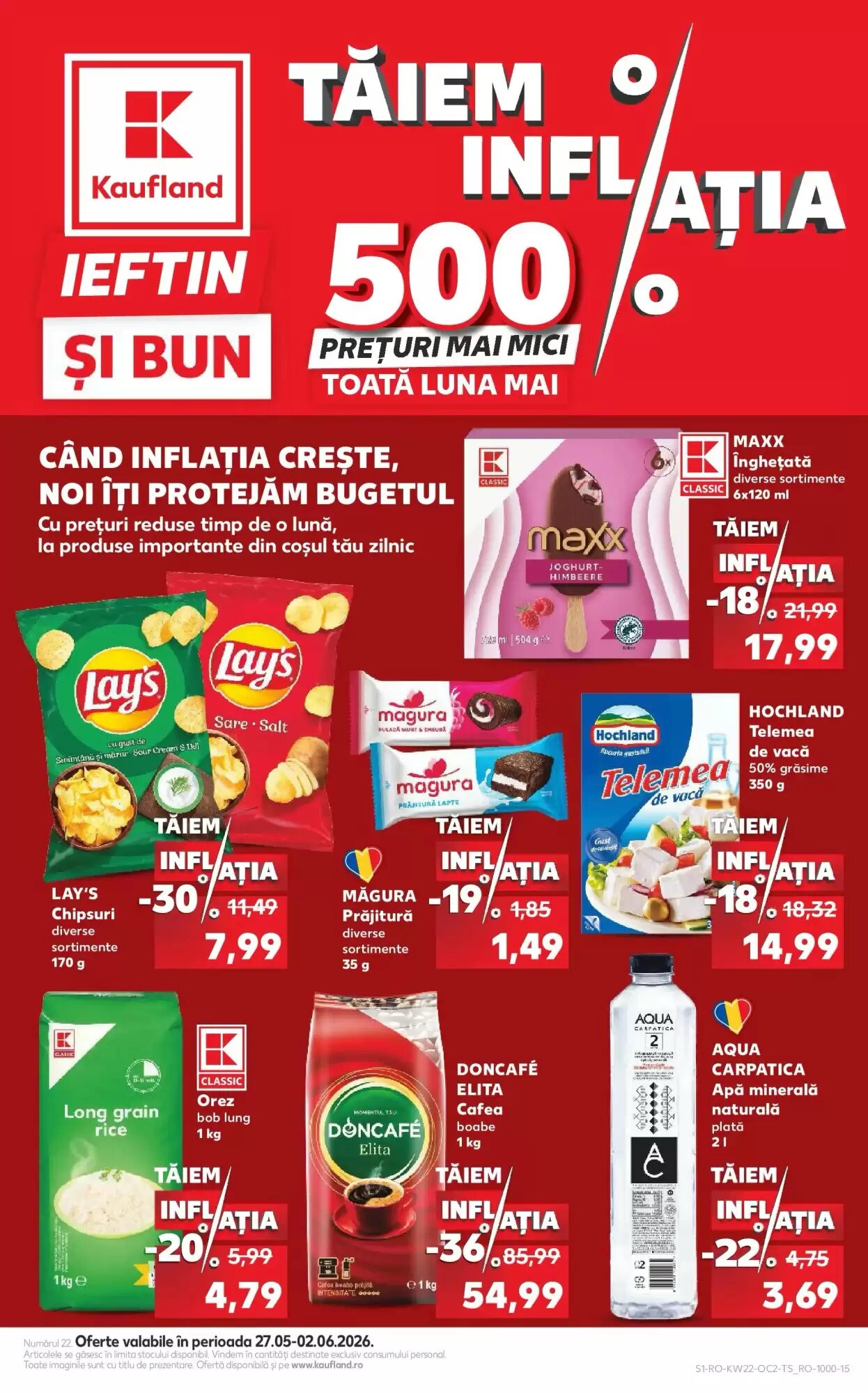 Catalogul cu oferte Kaufland valabil de la 27.05.2026 - Pagina 1.
