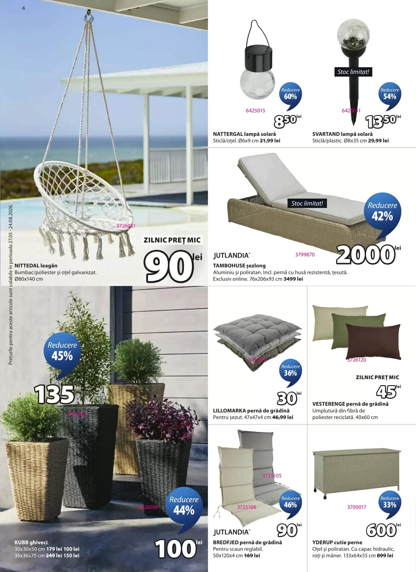 Catalogul cu oferte JYSK valabil de la 27.05.2026 - Pagina 4.