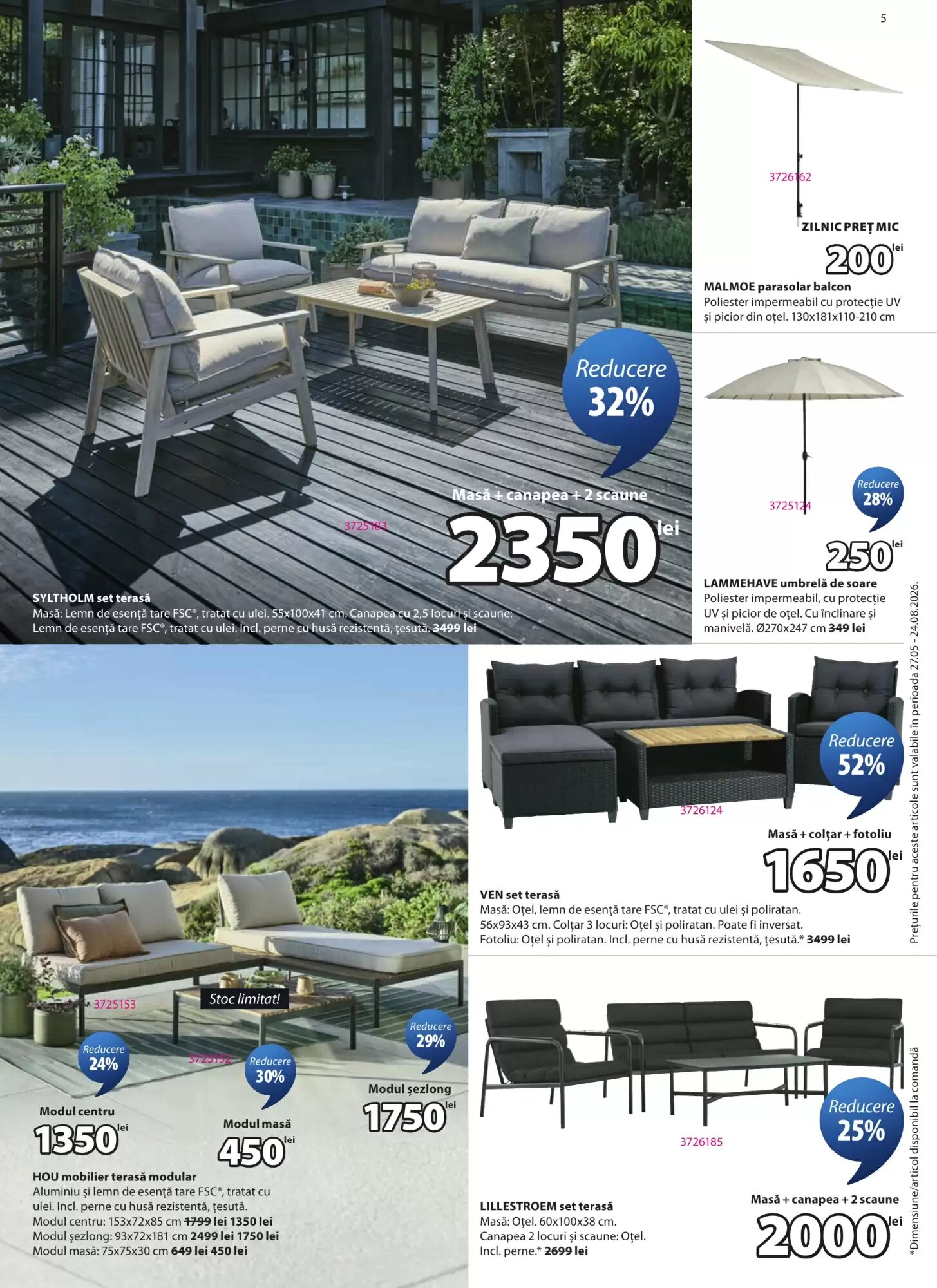 Catalogul cu oferte JYSK valabil de la 27.05.2026 - Pagina 5.