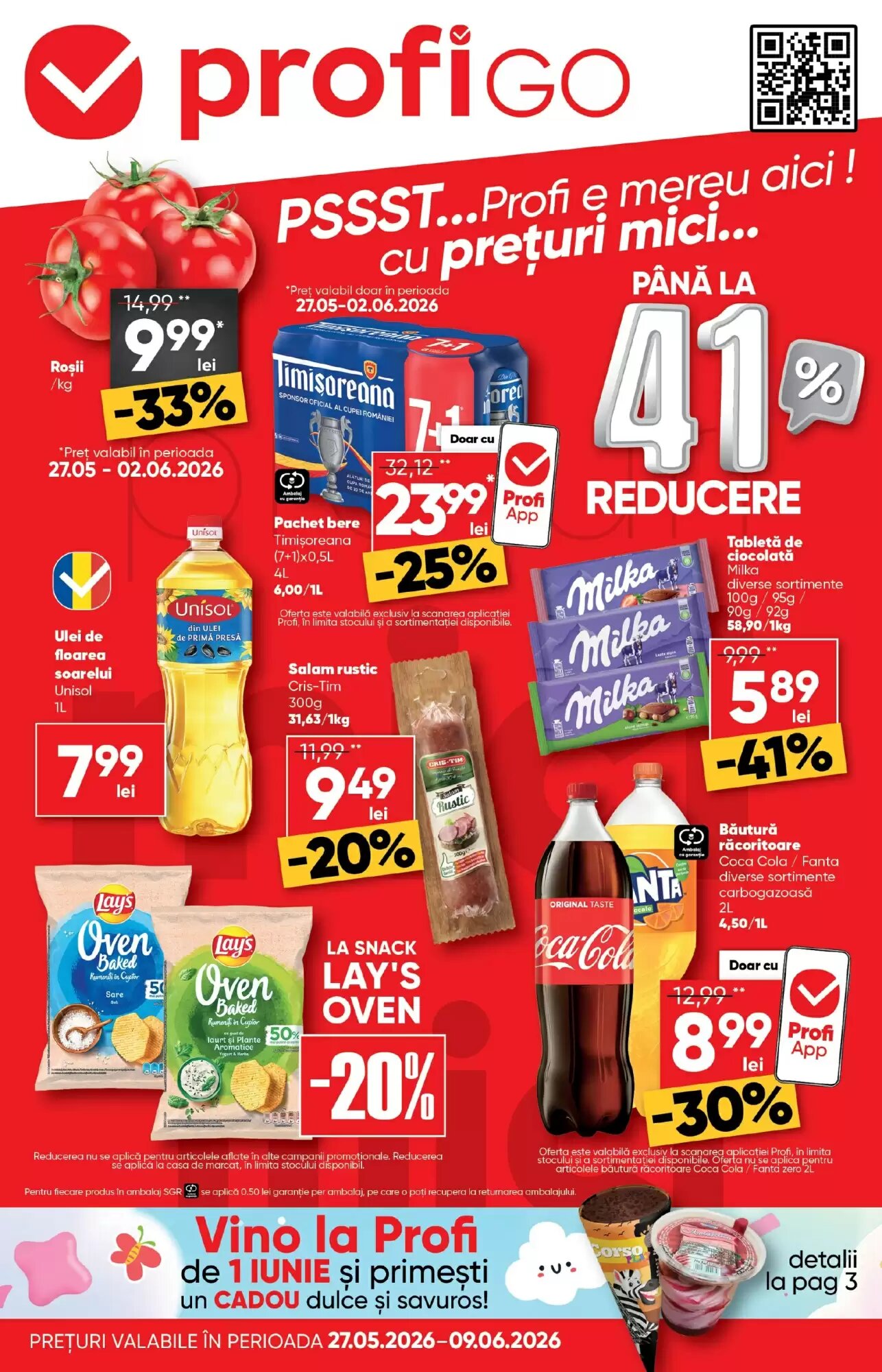 Catalogul cu oferte PROFI valabil de la 27.05.2026 - Pagina 1.