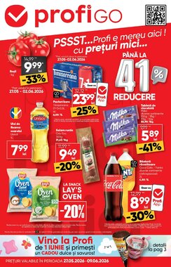 Catalogul cu oferte PROFI valabil de la 27.05.2026